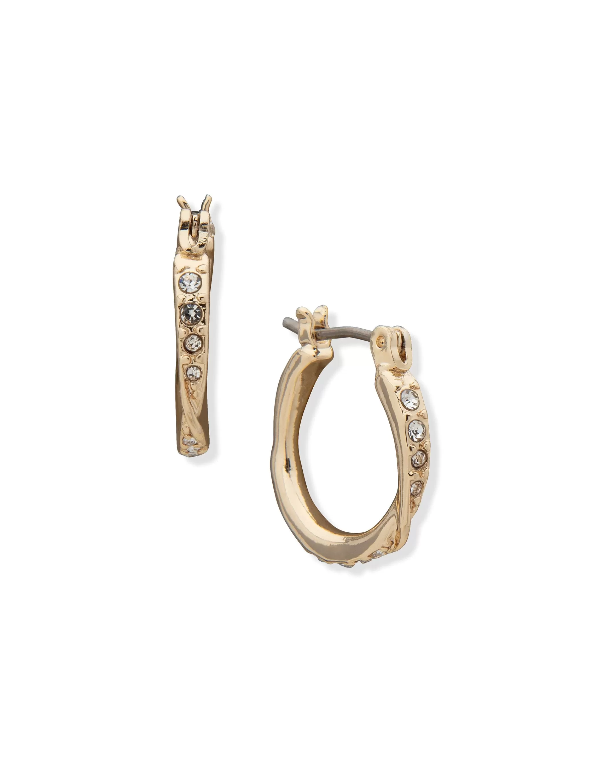 Hot Anne Klein 15MM Twisted Hoop Earrings