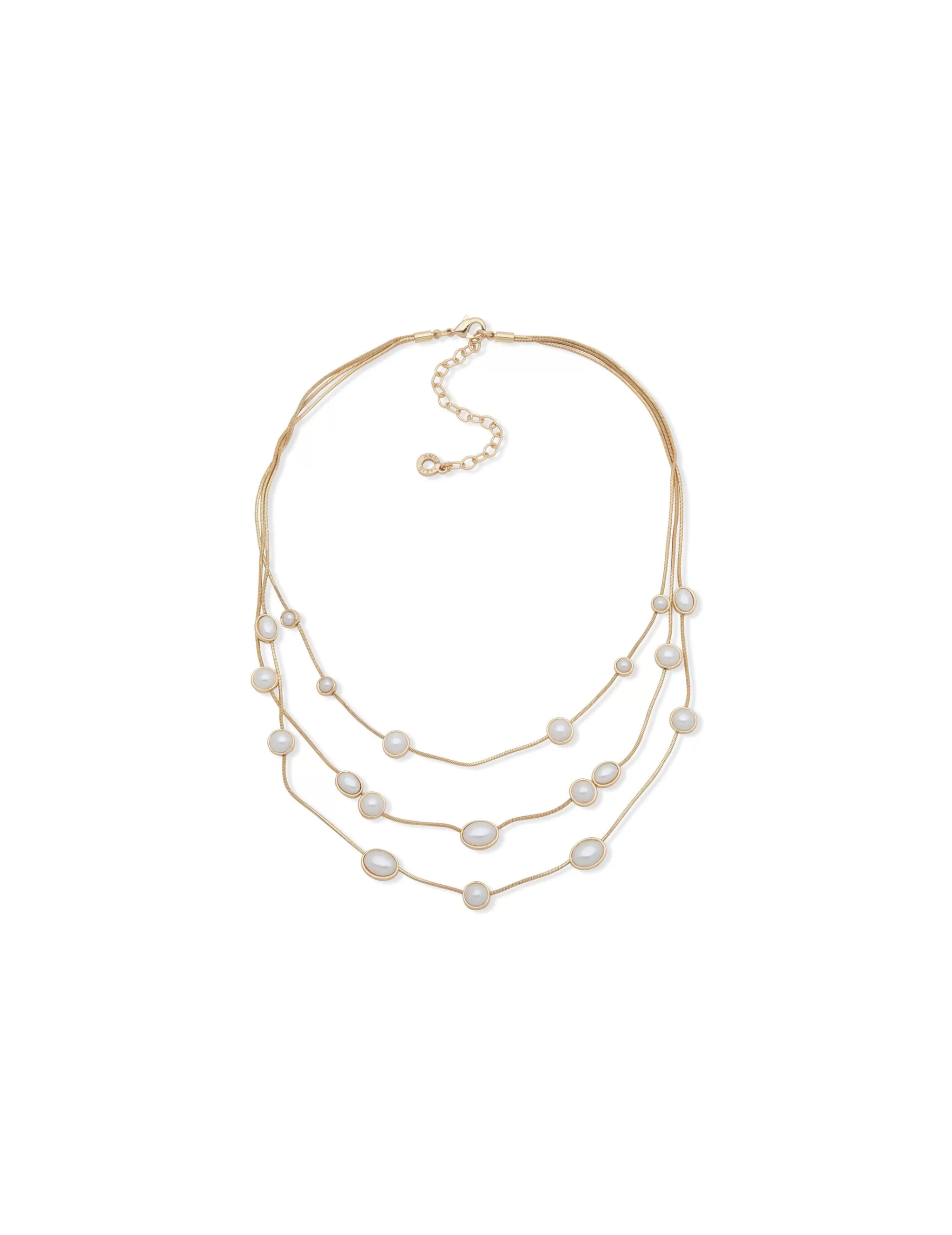 Online Anne Klein 16IN Stone Statement Multirow Necklace
