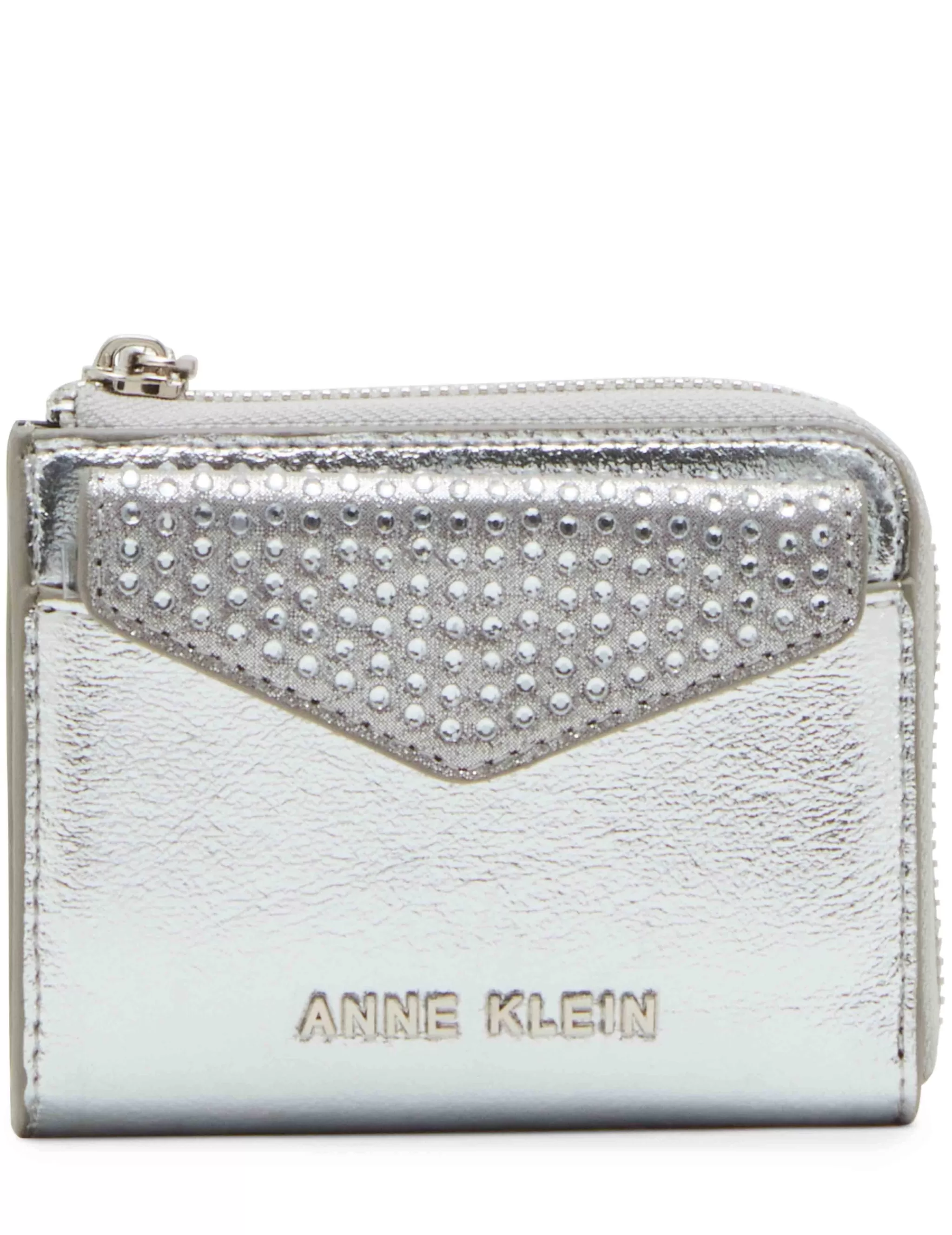Outlet Anne Klein 2 Piece Envelope Flap Curved Wallet With Rhinestones