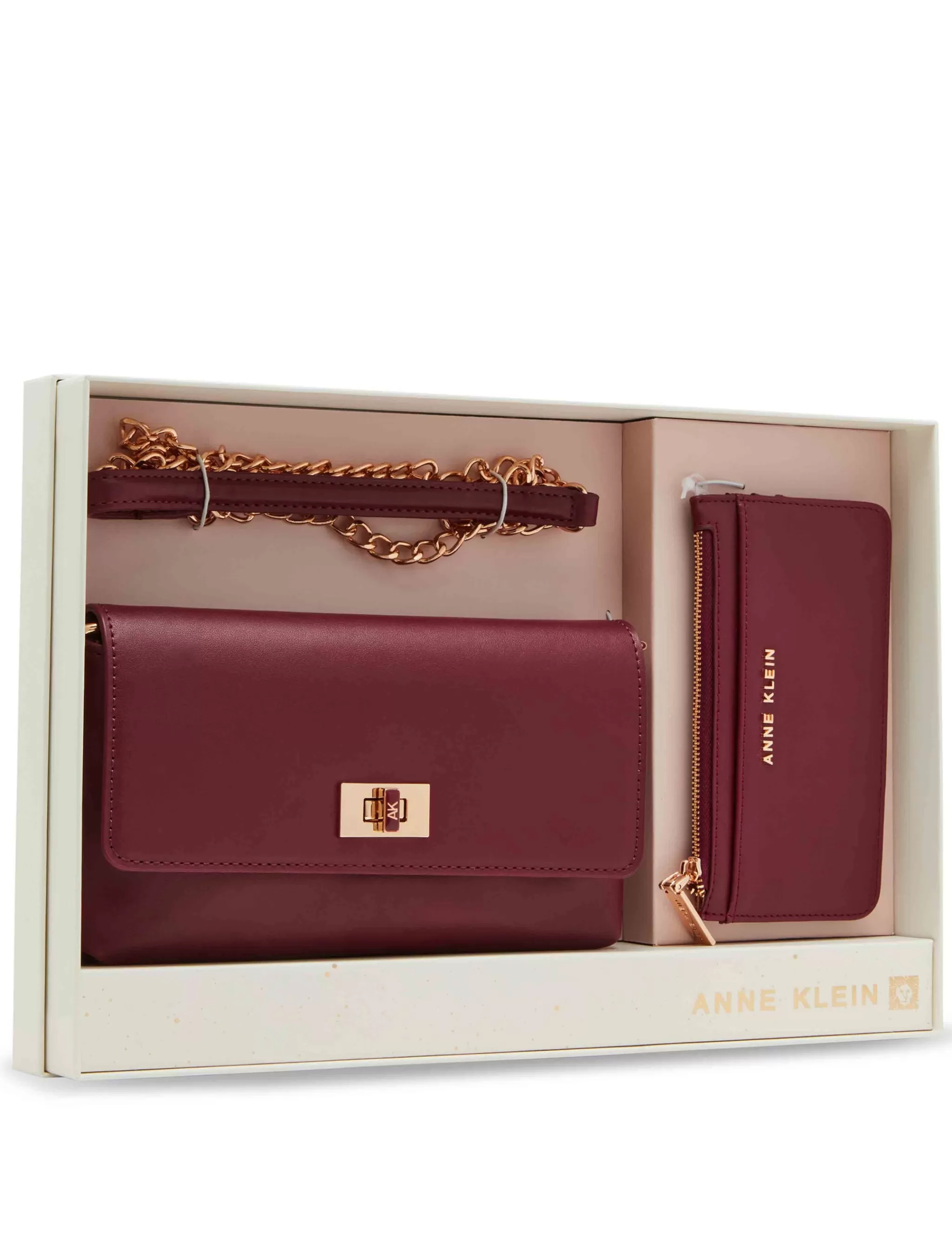 Discount Anne Klein 3 Piece Gift Set With Turn Lock Clutch