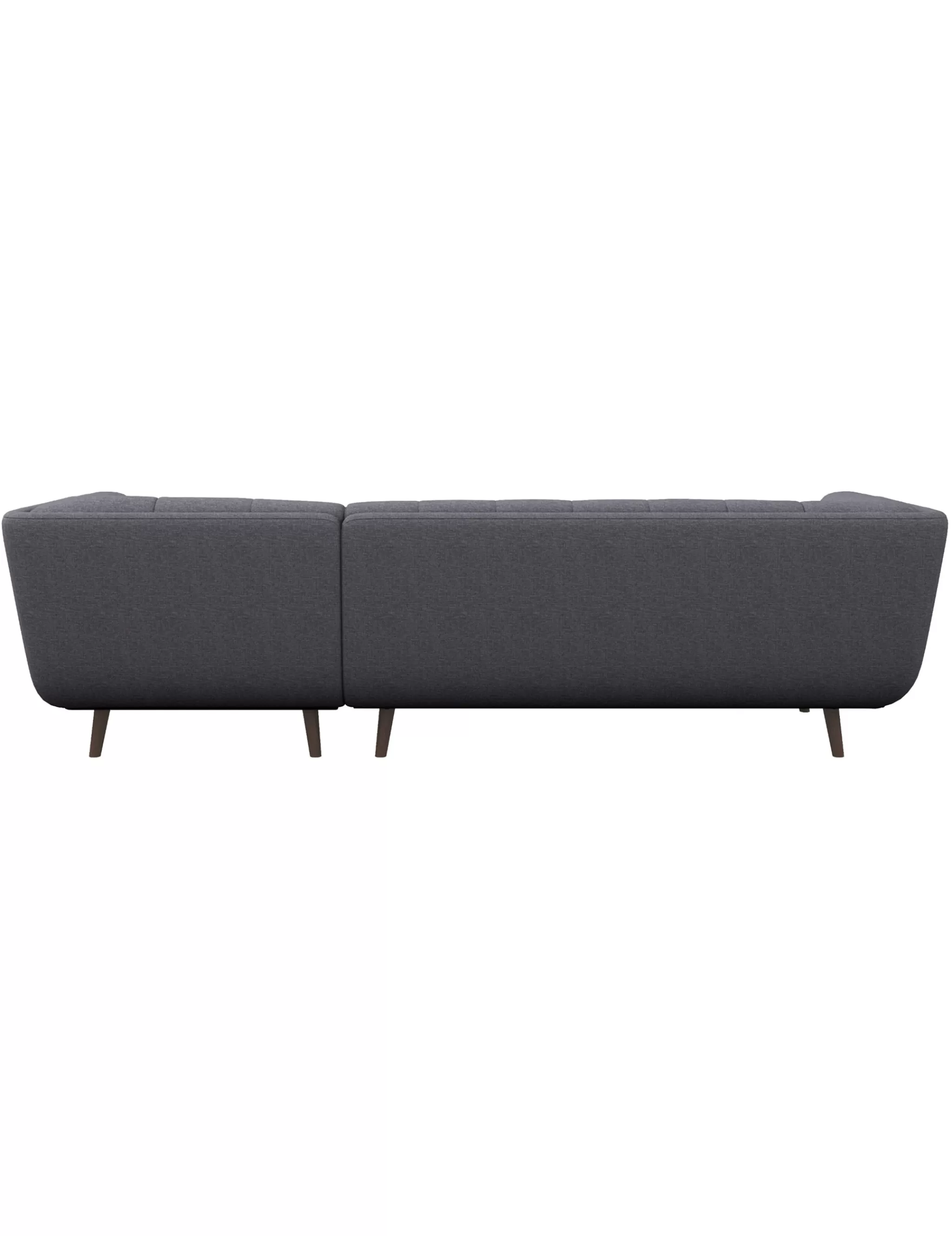 Sale Anne Klein Agnesi Gray 102" Sectional With Right Arm Facing Chaise