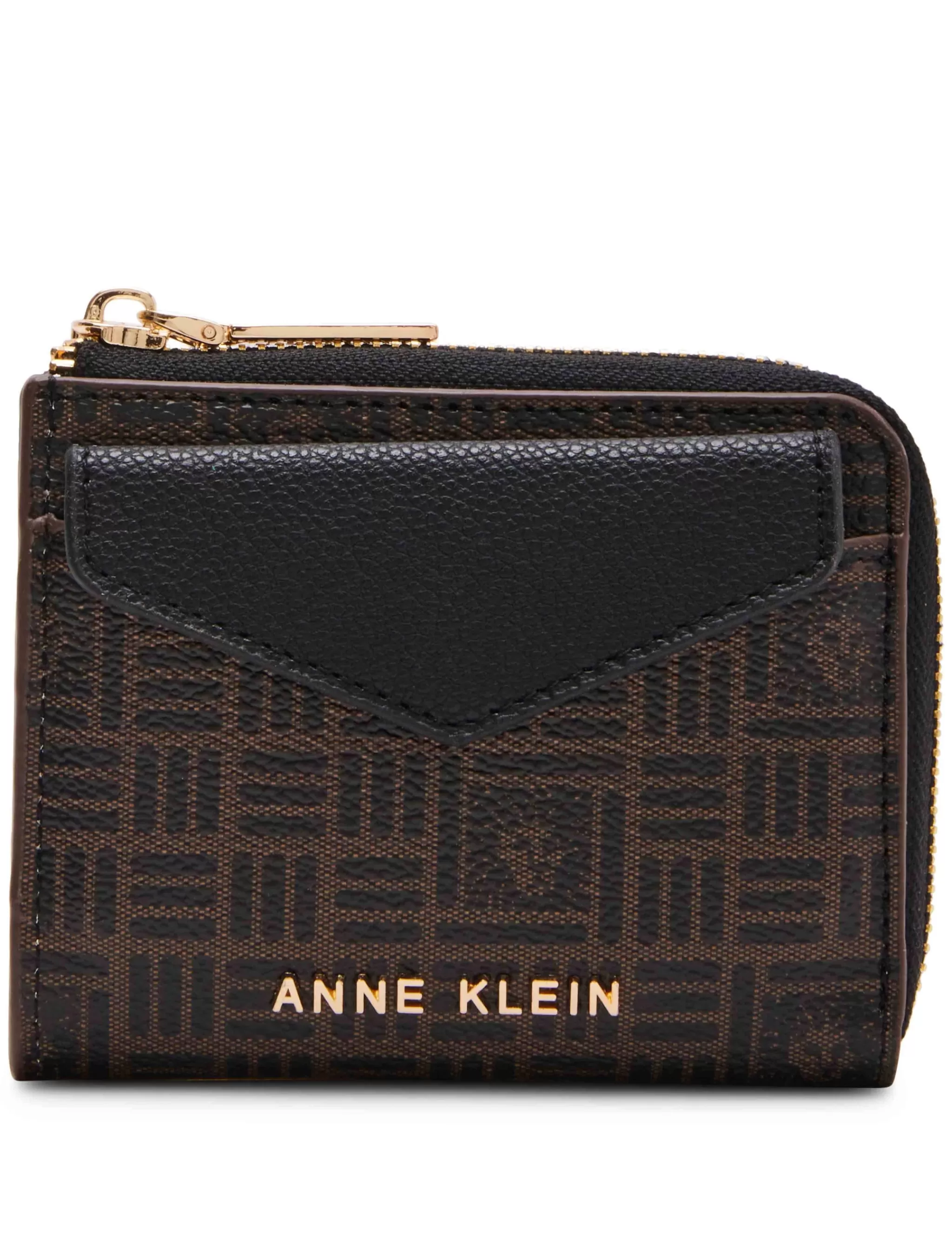 Cheap Anne Klein AK Envelope Flap Curved Wallet In Tile Lion Logo
