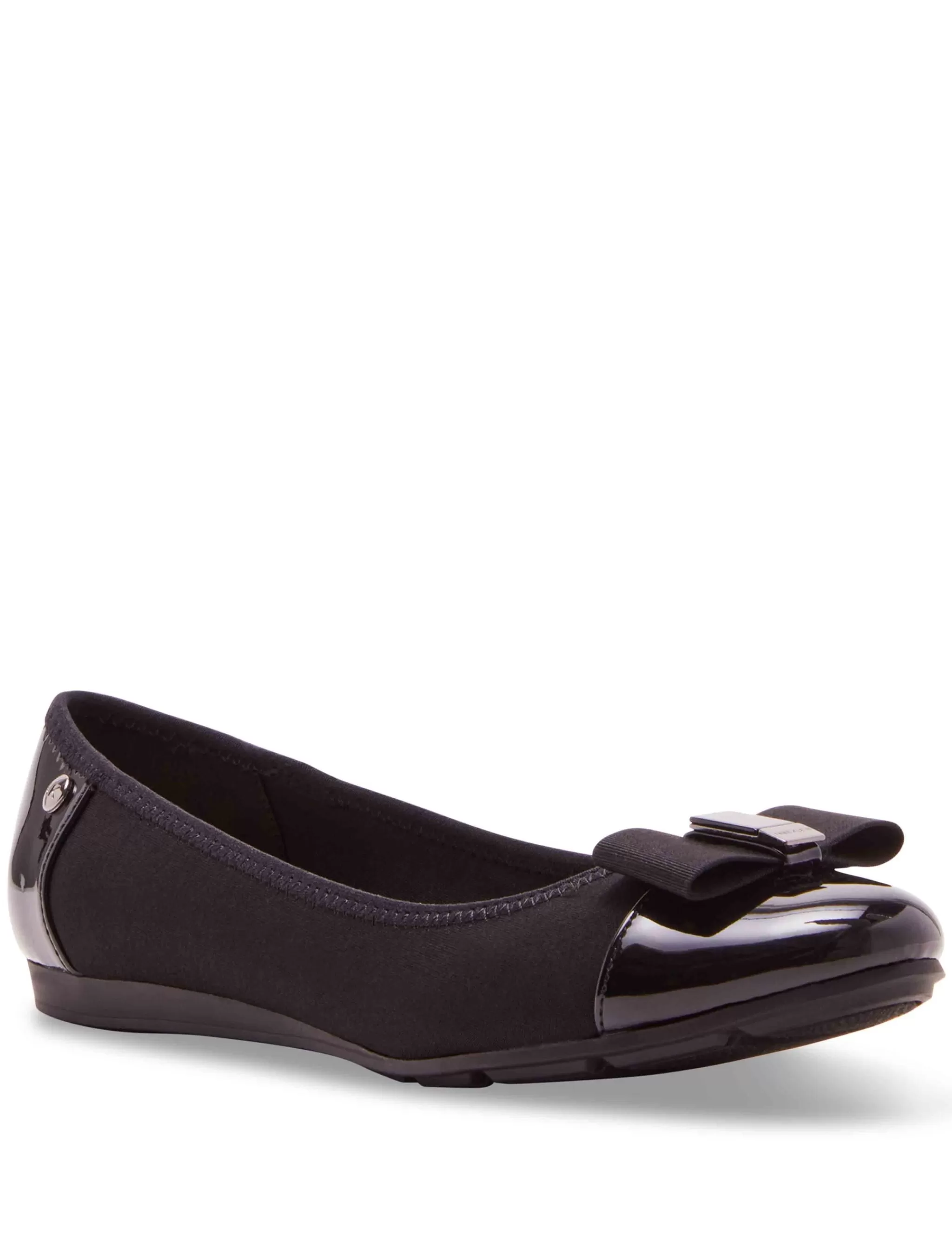Discount Anne Klein Alive Flat Black Fabric