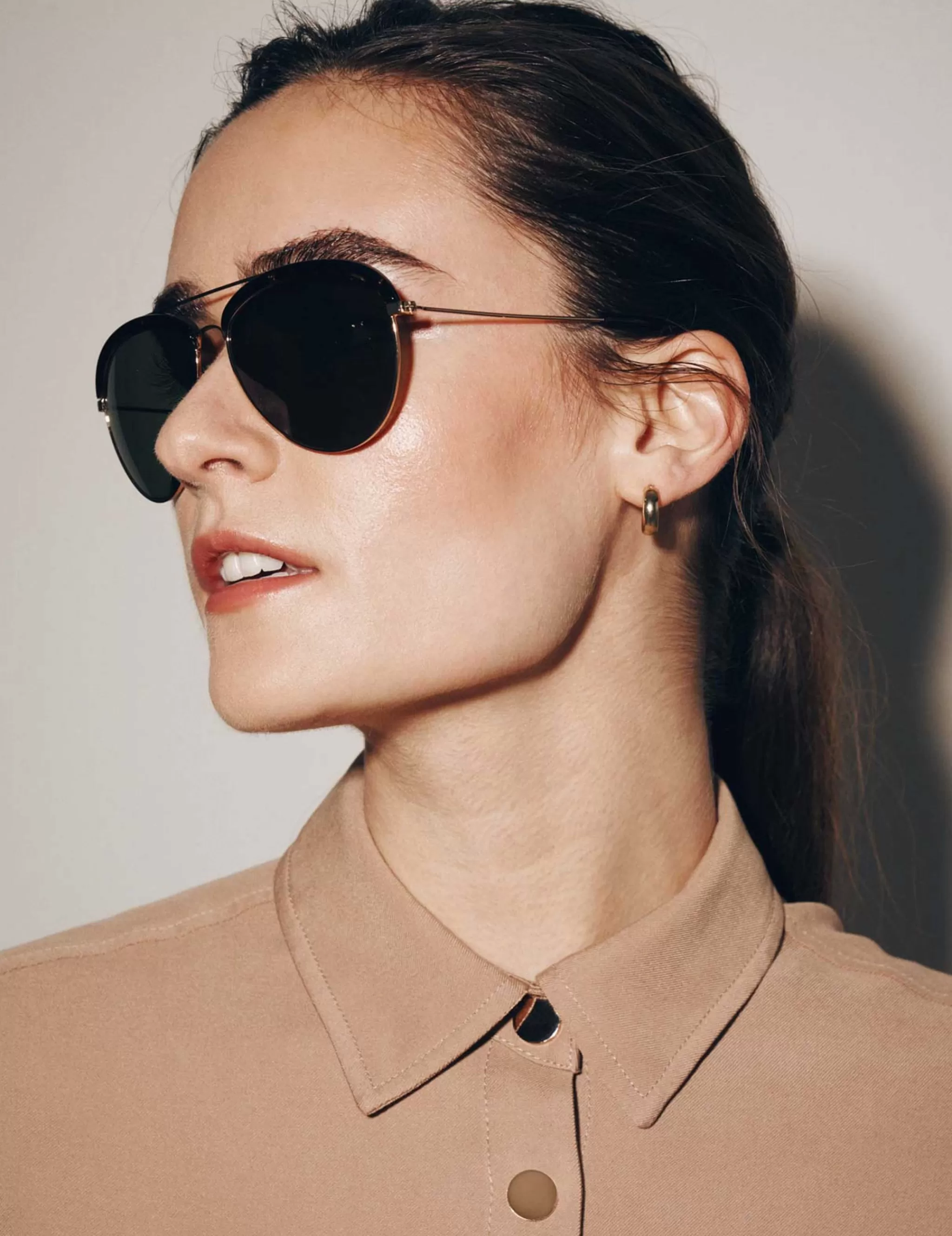 Clearance Anne Klein Aviator Combo Sunglasses