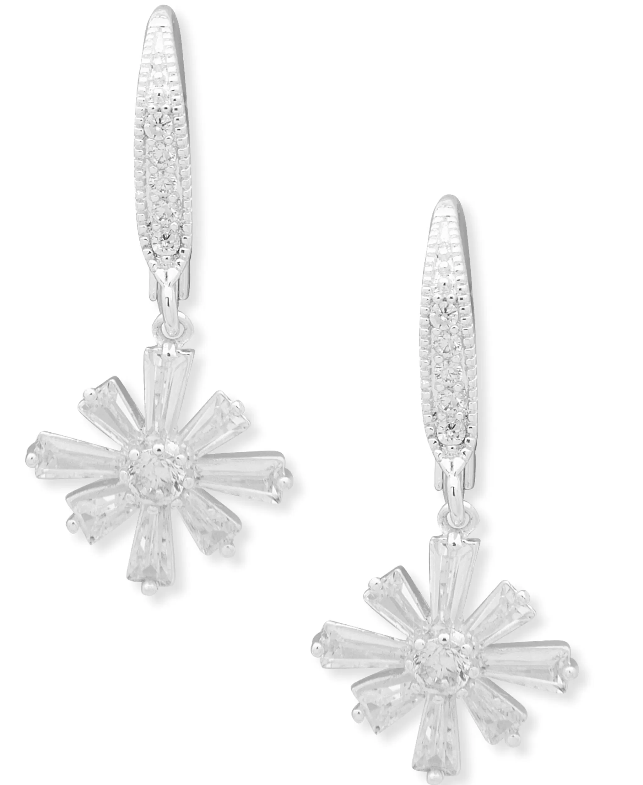 Best Anne Klein Baguette Cluster Drop Earrings
