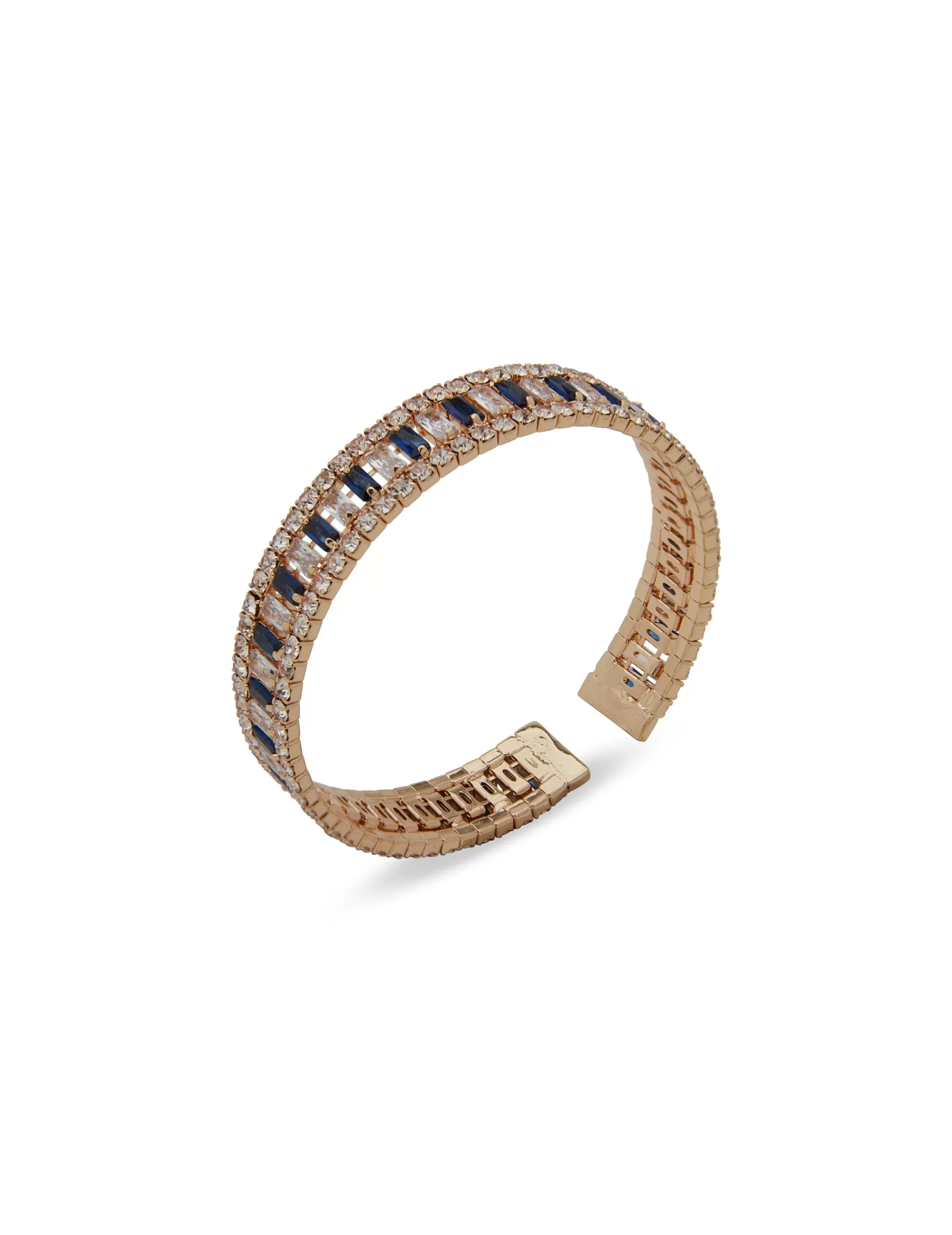 Sale Anne Klein Baguette Stone Coil Bracelet In Gift Box