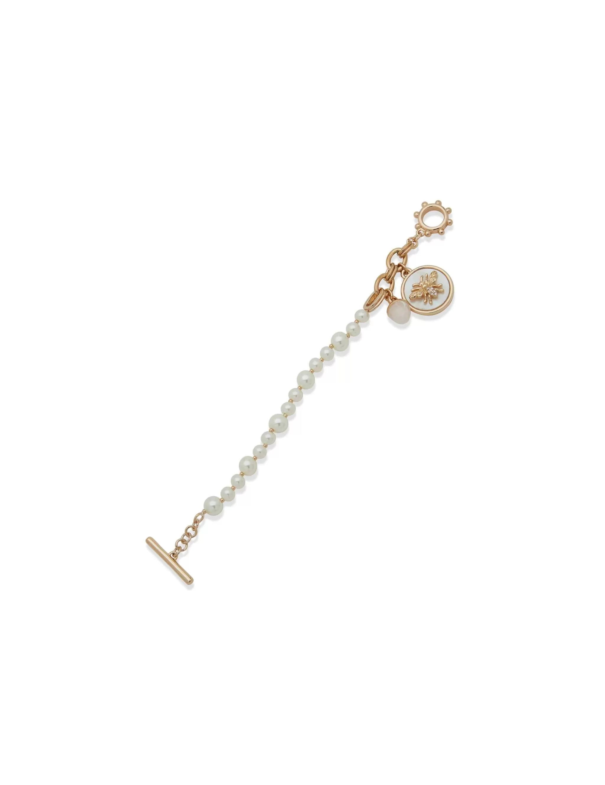 Discount Anne Klein Bee Charm Toggle Bracelet