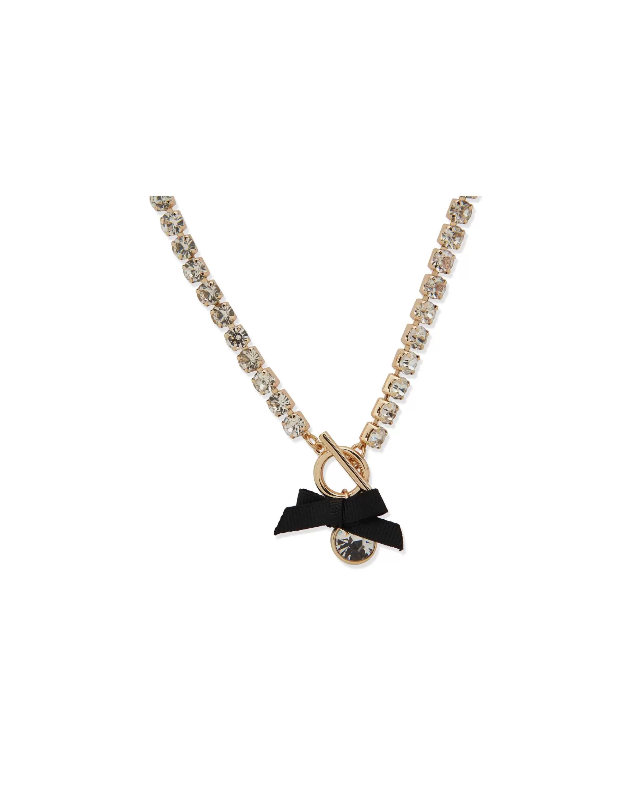 Best Sale Anne Klein Bow Toggle Necklace