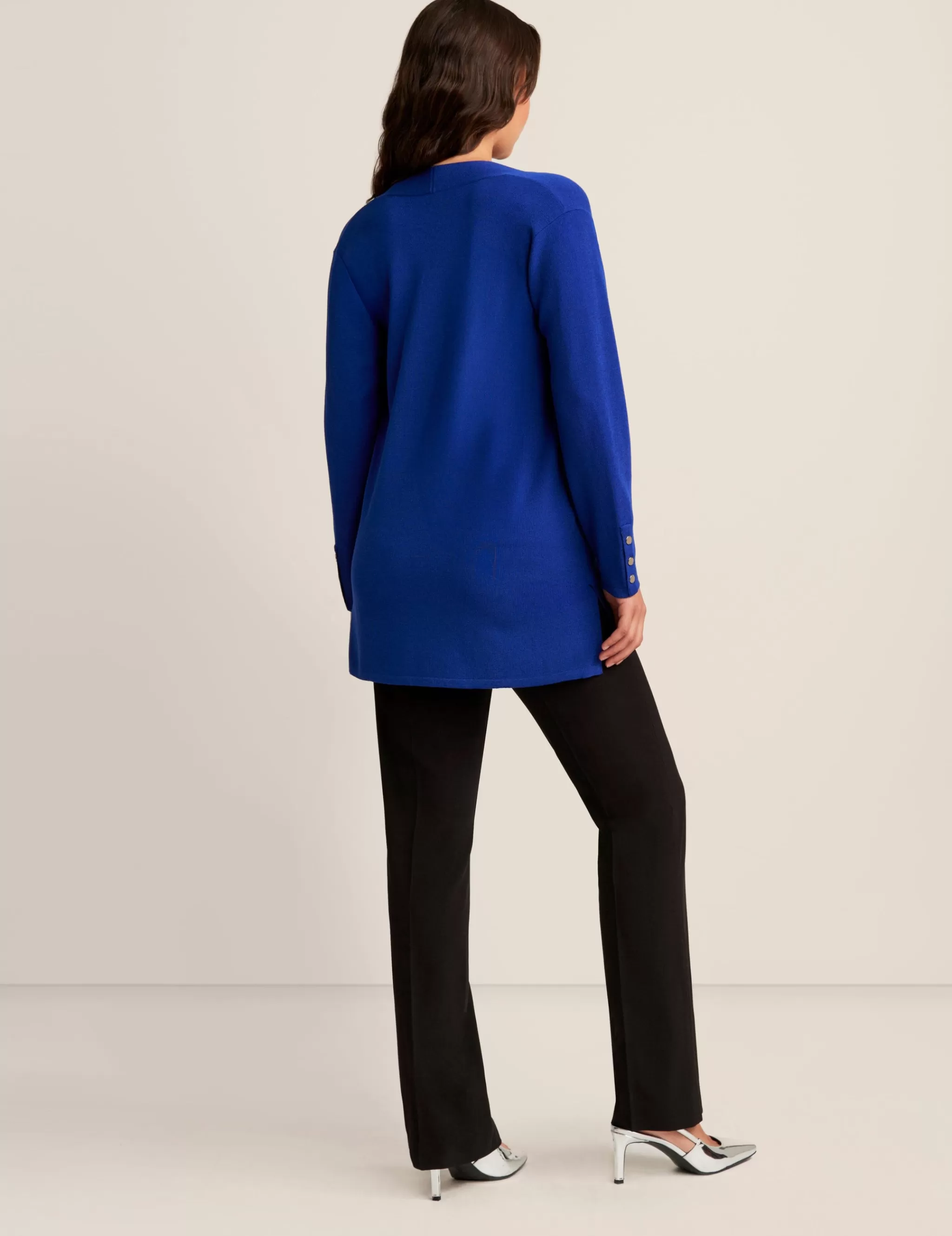 Clearance Anne Klein Carmel Self Edge Kissing Front Cardigan