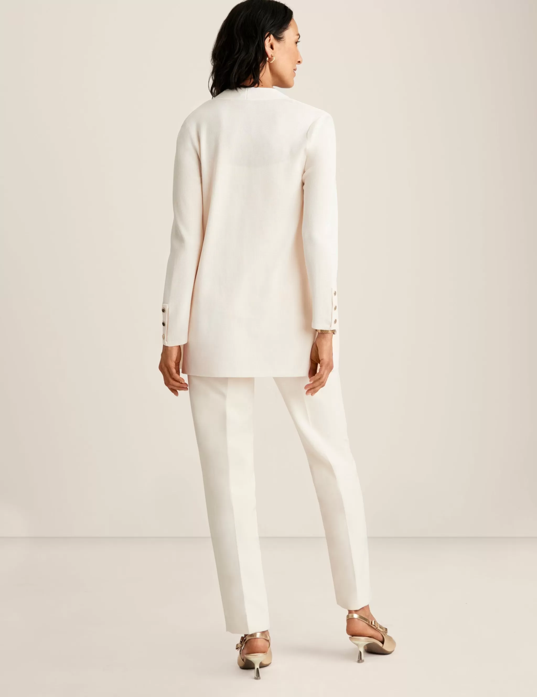 Online Anne Klein Carmel Self Edge Kissing Front Cardigan