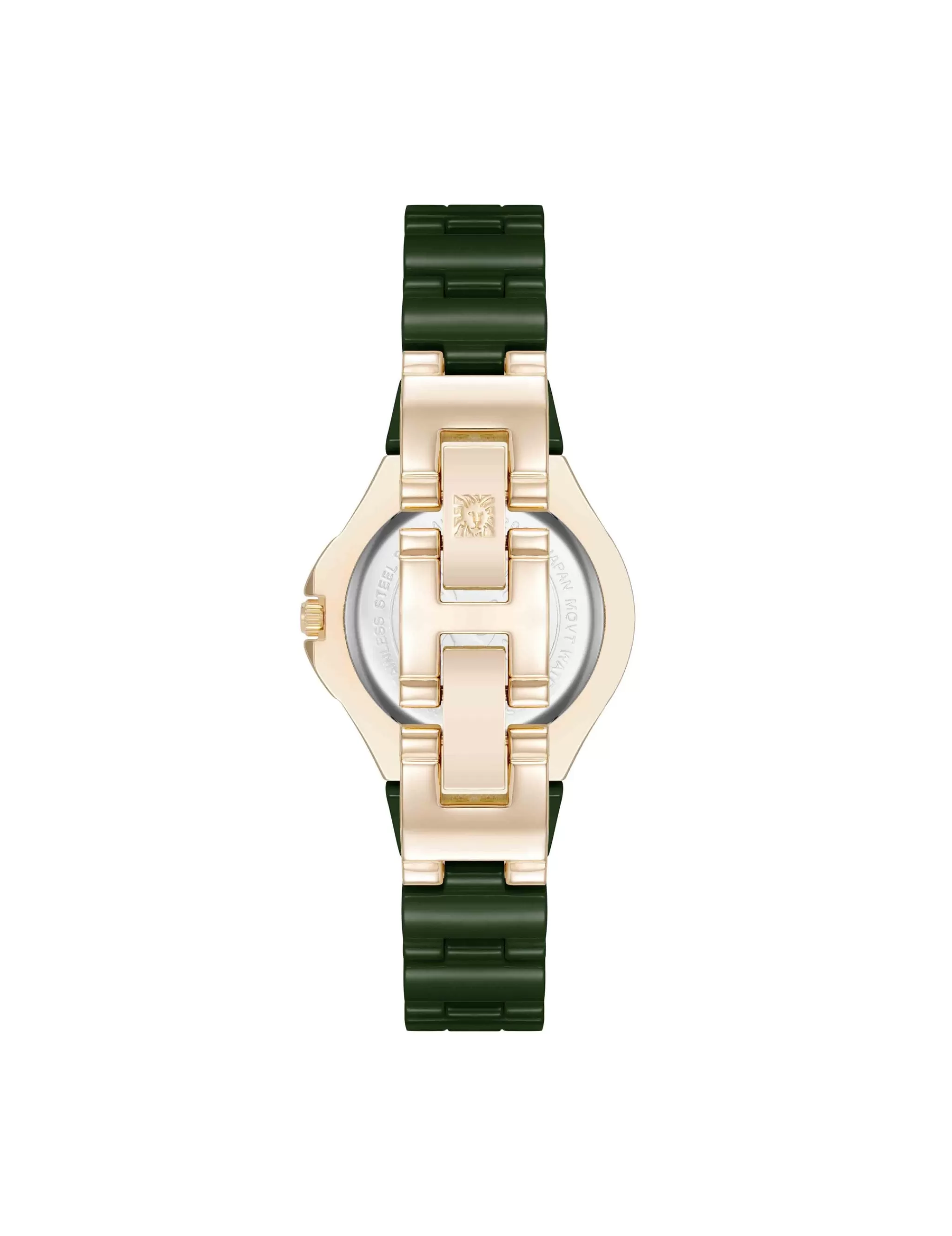 Shop Anne Klein Ceramic Bracelet And Bezel Watch