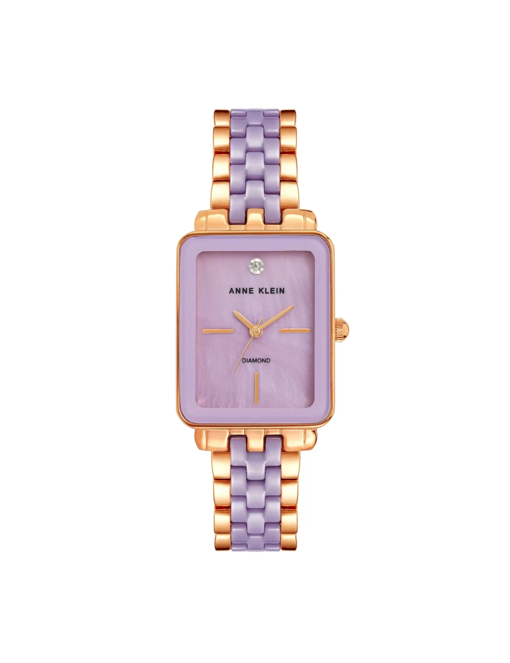 Cheap Anne Klein Ceramic Diamond Dial Watch