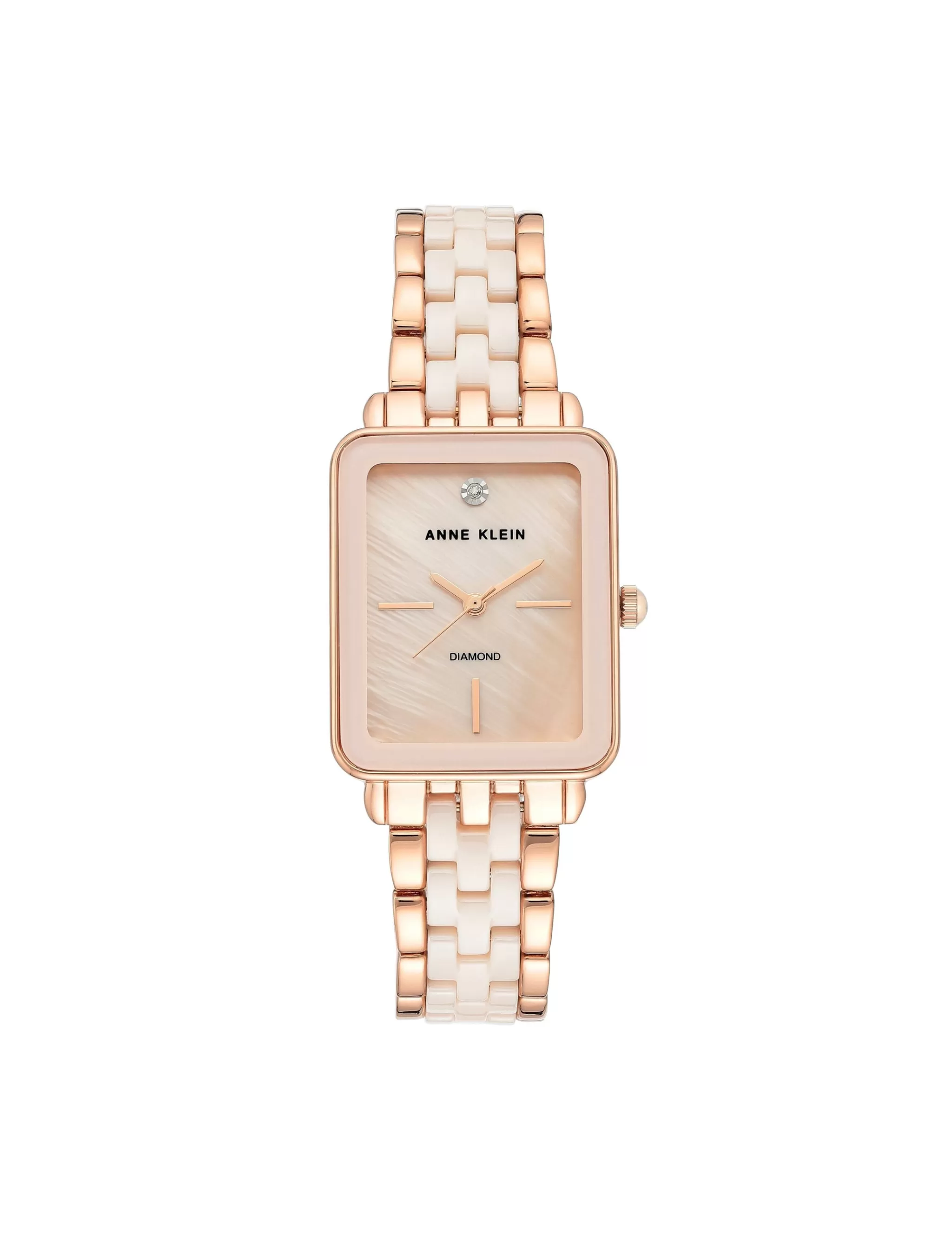 Discount Anne Klein Ceramic Diamond Dial Watch