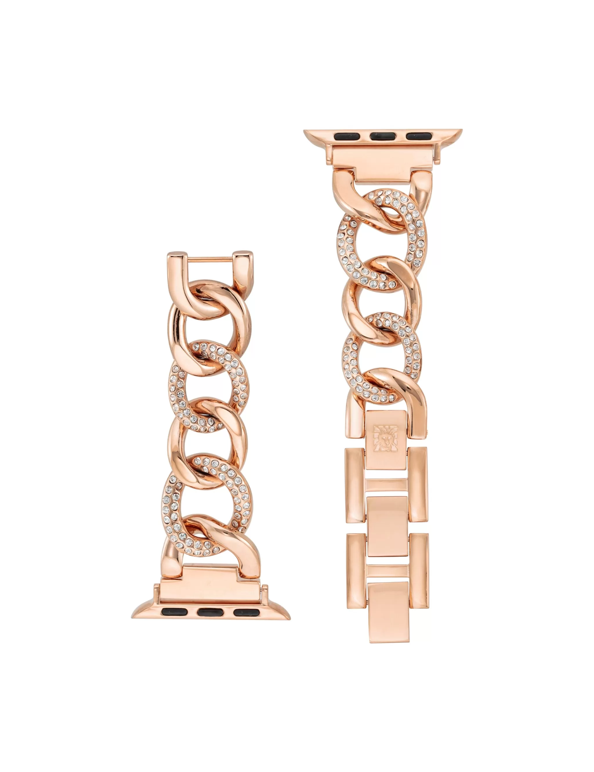 Sale Anne Klein Chain Link Bracelet Band With Premium Crystals For Apple Watch®