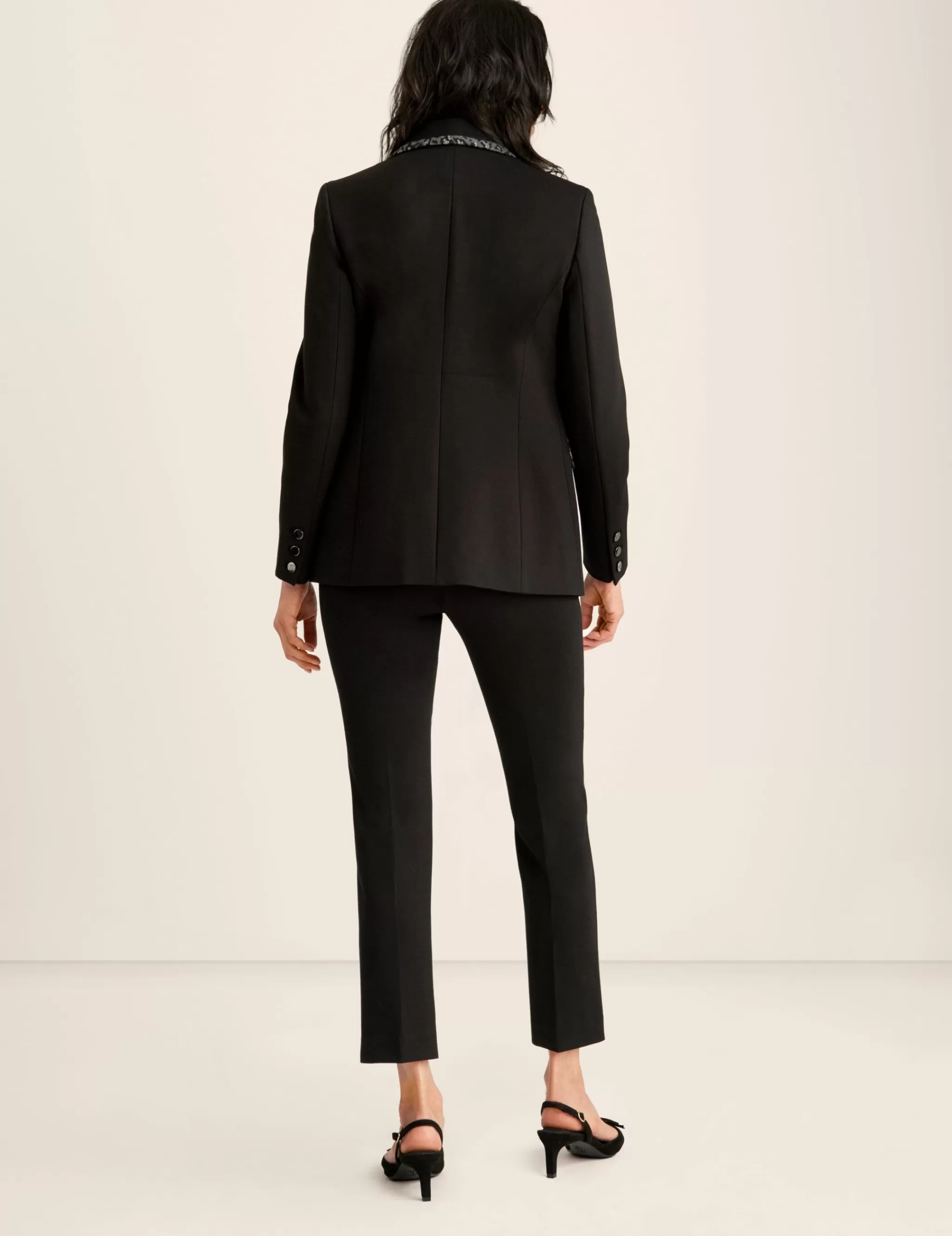 Cheap Anne Klein Compression Faux Double Breasted Jacket Anne Black Multi