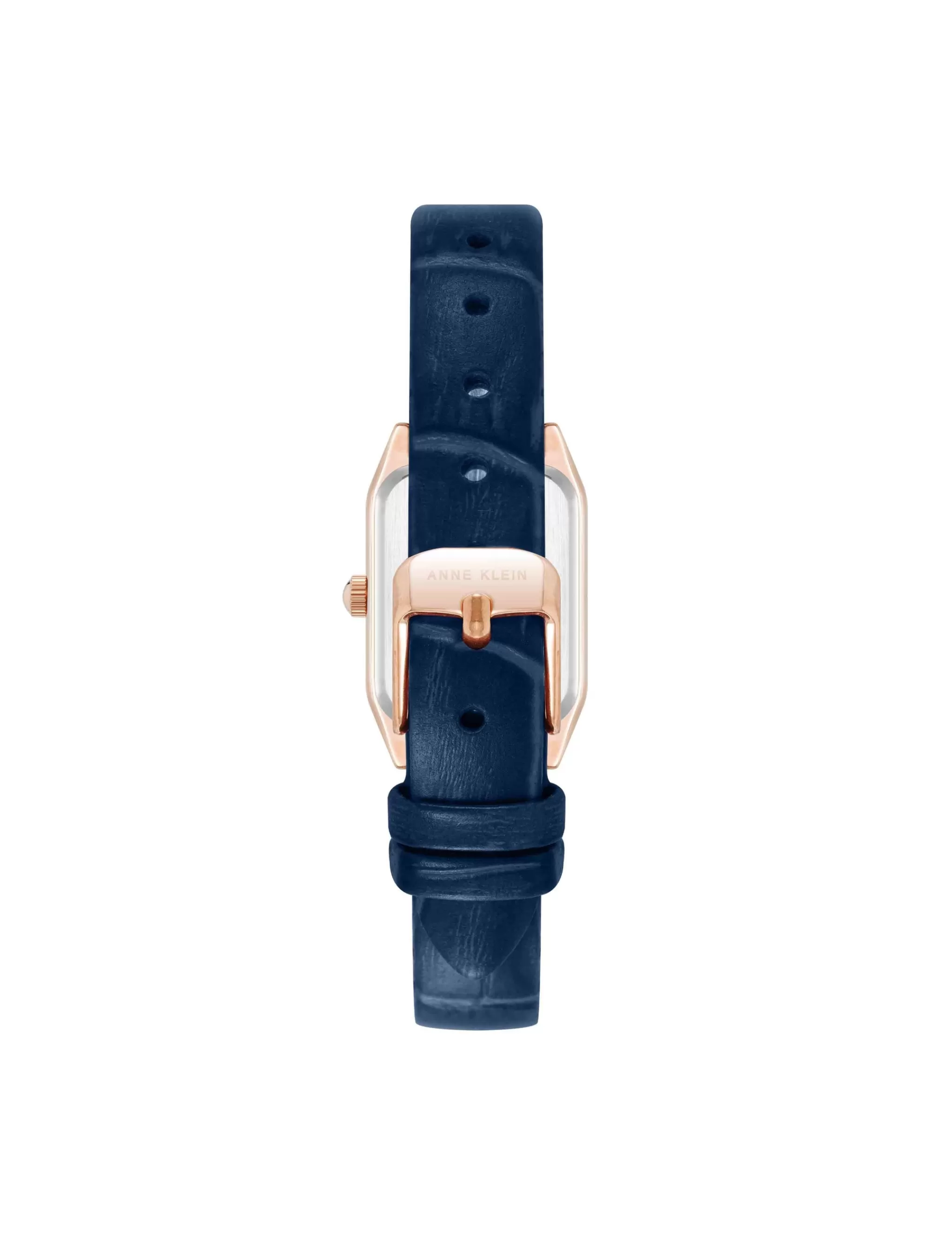 Flash Sale Anne Klein Consider It Octagonal Leather Band Watch