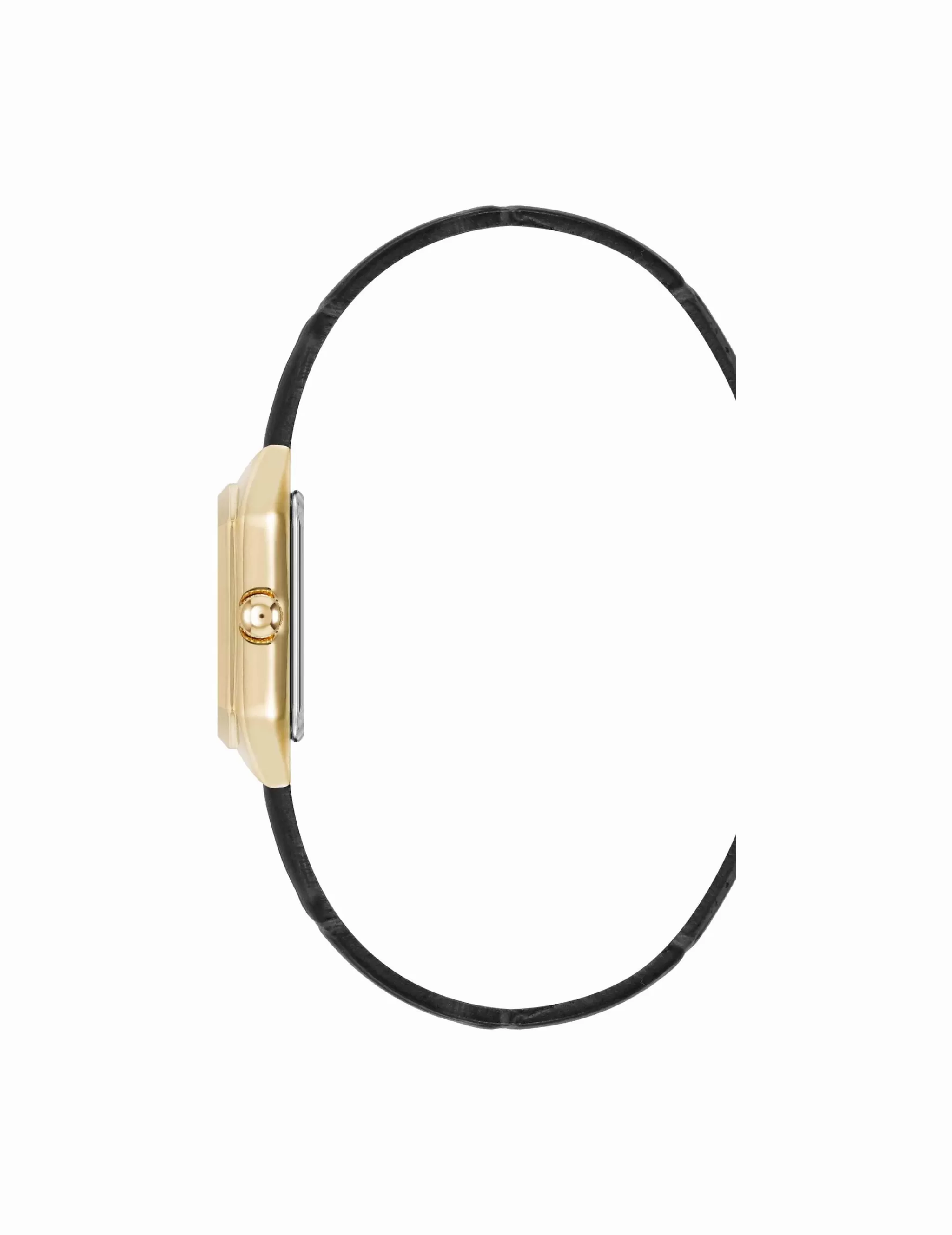 Flash Sale Anne Klein Consider It Octagonal Leather Band Watch