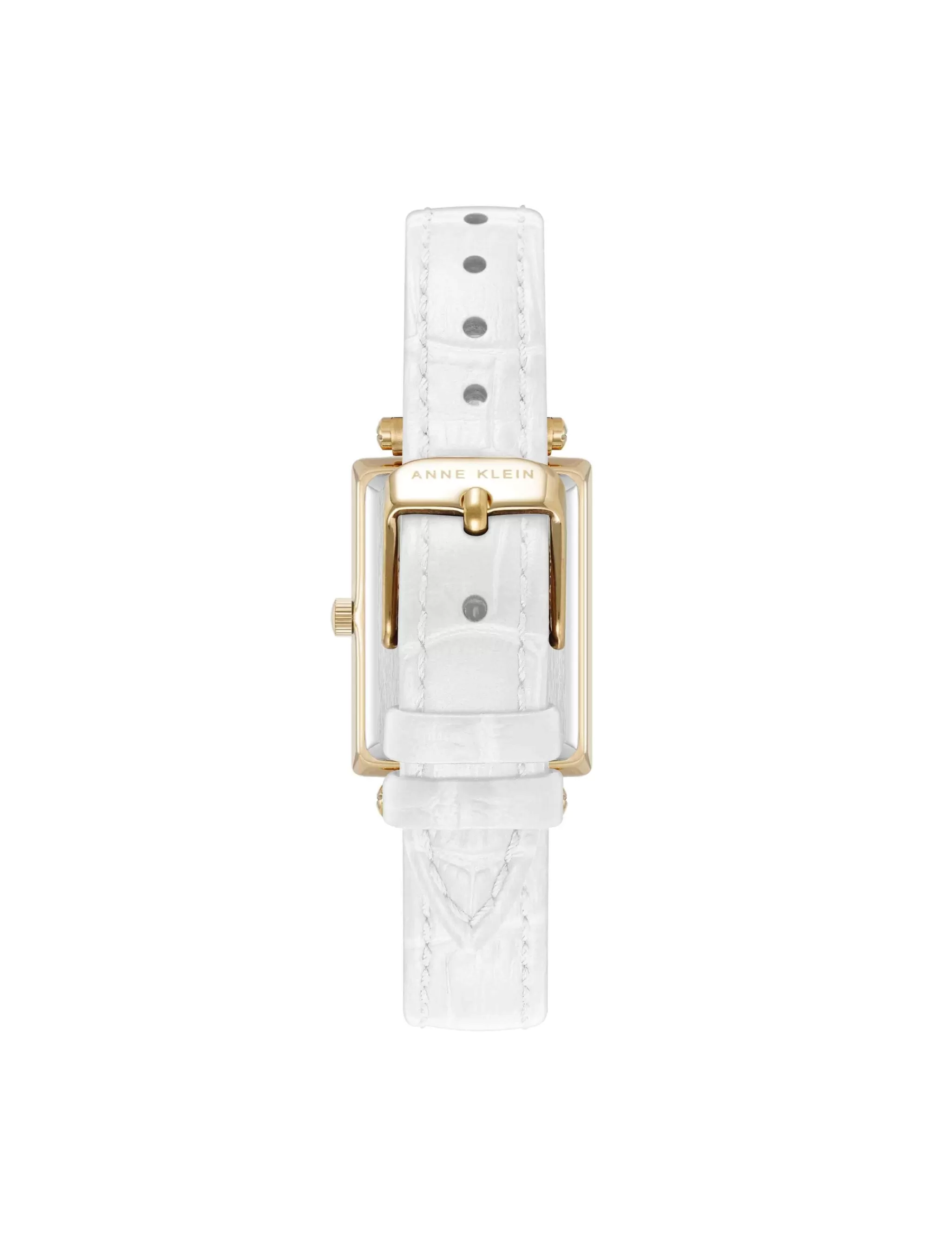 Cheap Anne Klein Consider It Rectangular Case Leather Watch