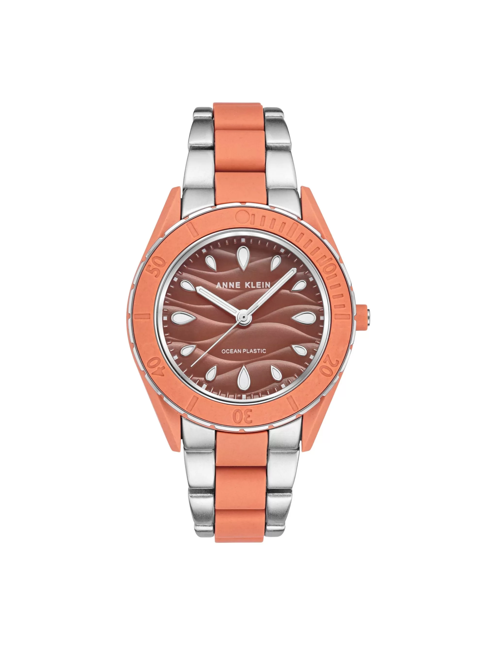 Sale Anne Klein Consider It Solar Recycled Ocean Plastic Bracelet Watch