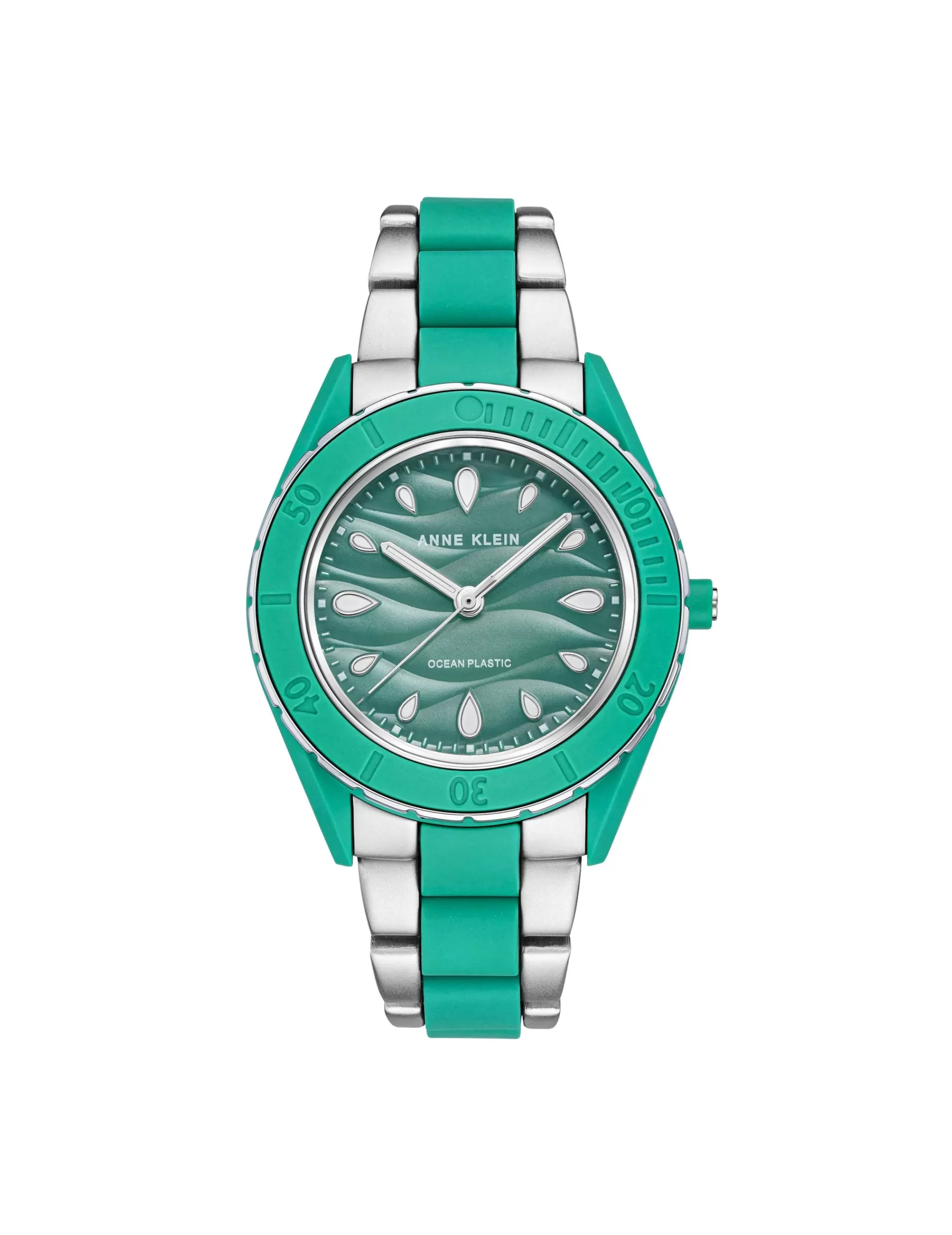 Fashion Anne Klein Consider It Solar Recycled Ocean Plastic Bracelet Watch