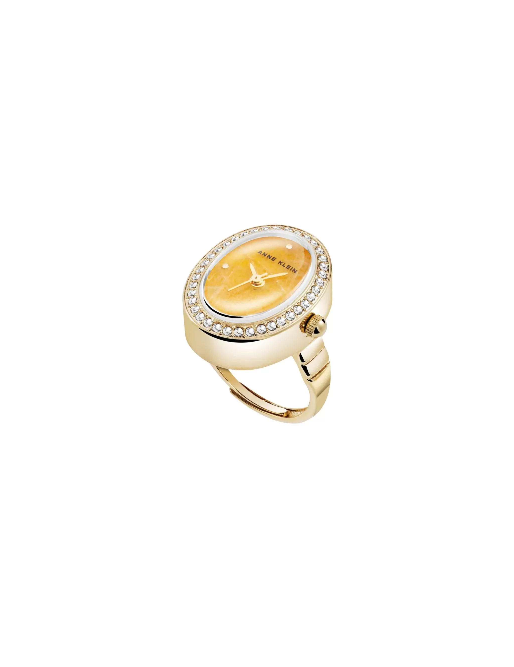 Best Sale Anne Klein Crystal Bezel Ring Watch