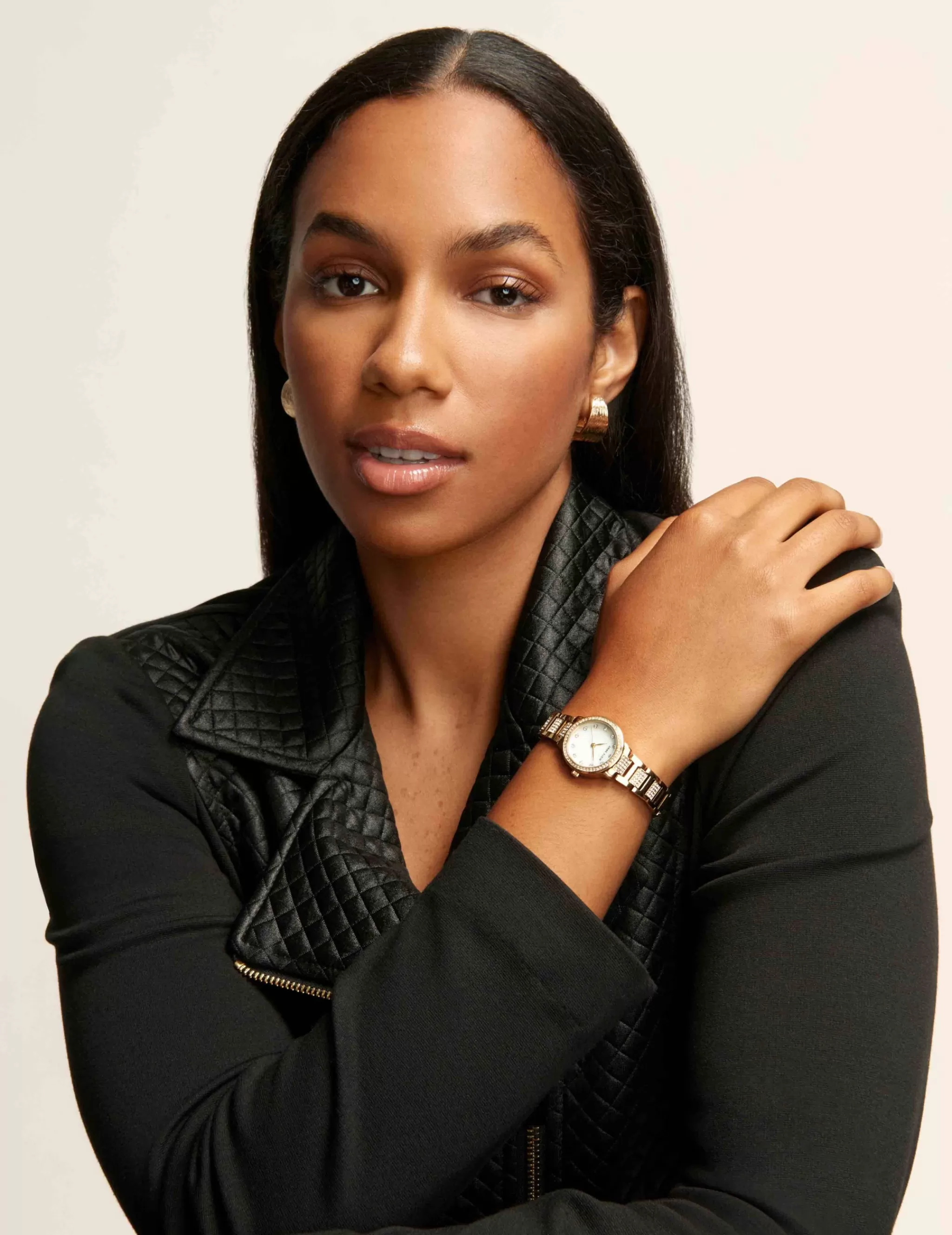 Flash Sale Anne Klein Crystal Embellished Bracelet Watch