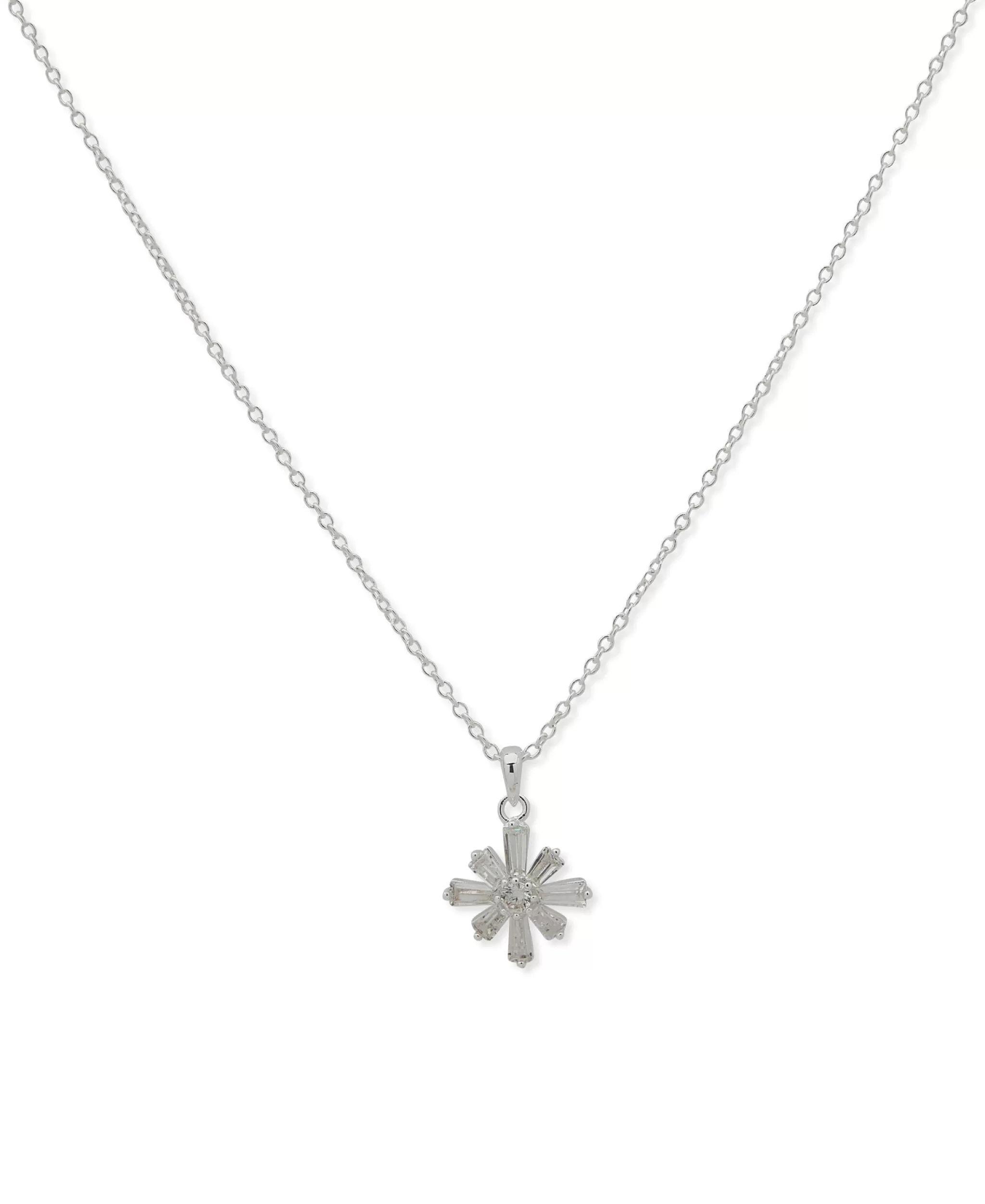 Clearance Anne Klein Crystal Snowflake Pendant Necklace