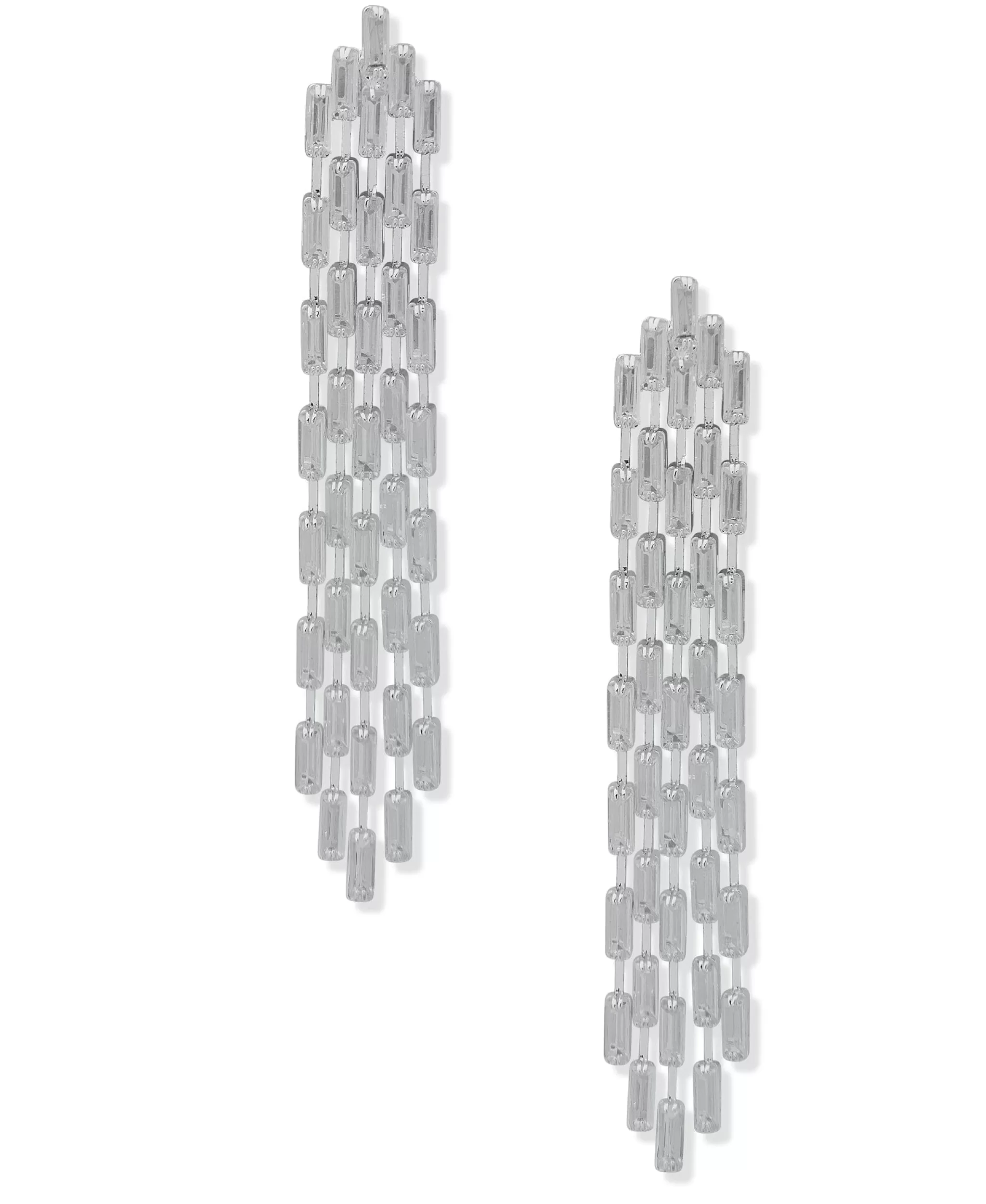 New Anne Klein CZ Drama Post Drop Earrings
