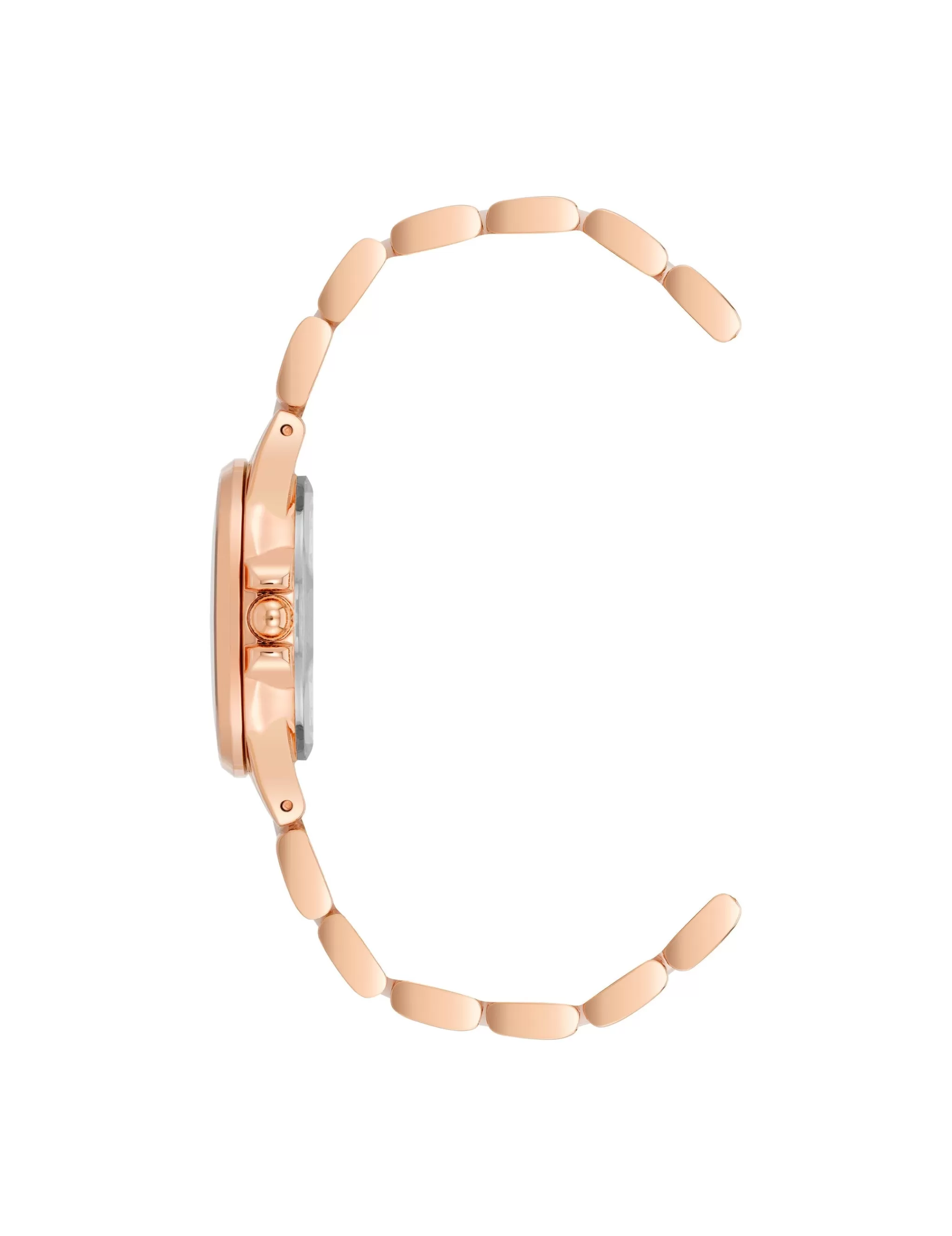Sale Anne Klein Diamond Accented Ceramic Bracelet Watch Blush/Rose Gold-Tone