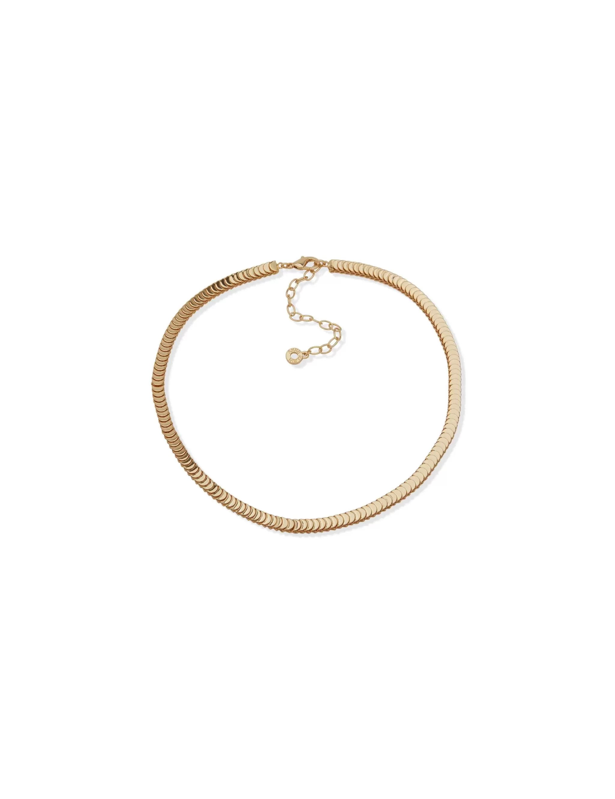 Cheap Anne Klein Disc Chain Collar Necklace