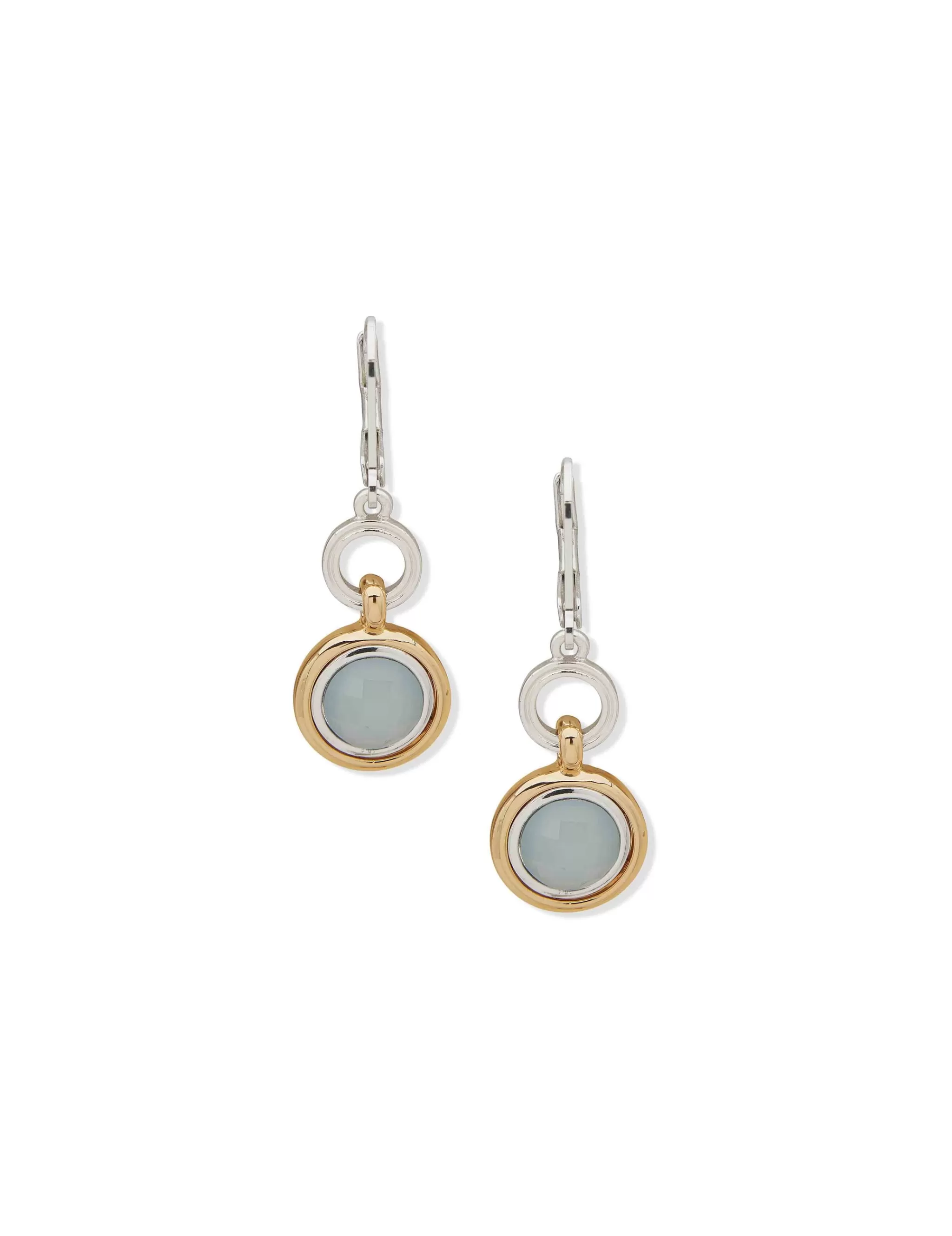 Best Anne Klein Double Drop Blue Earrings
