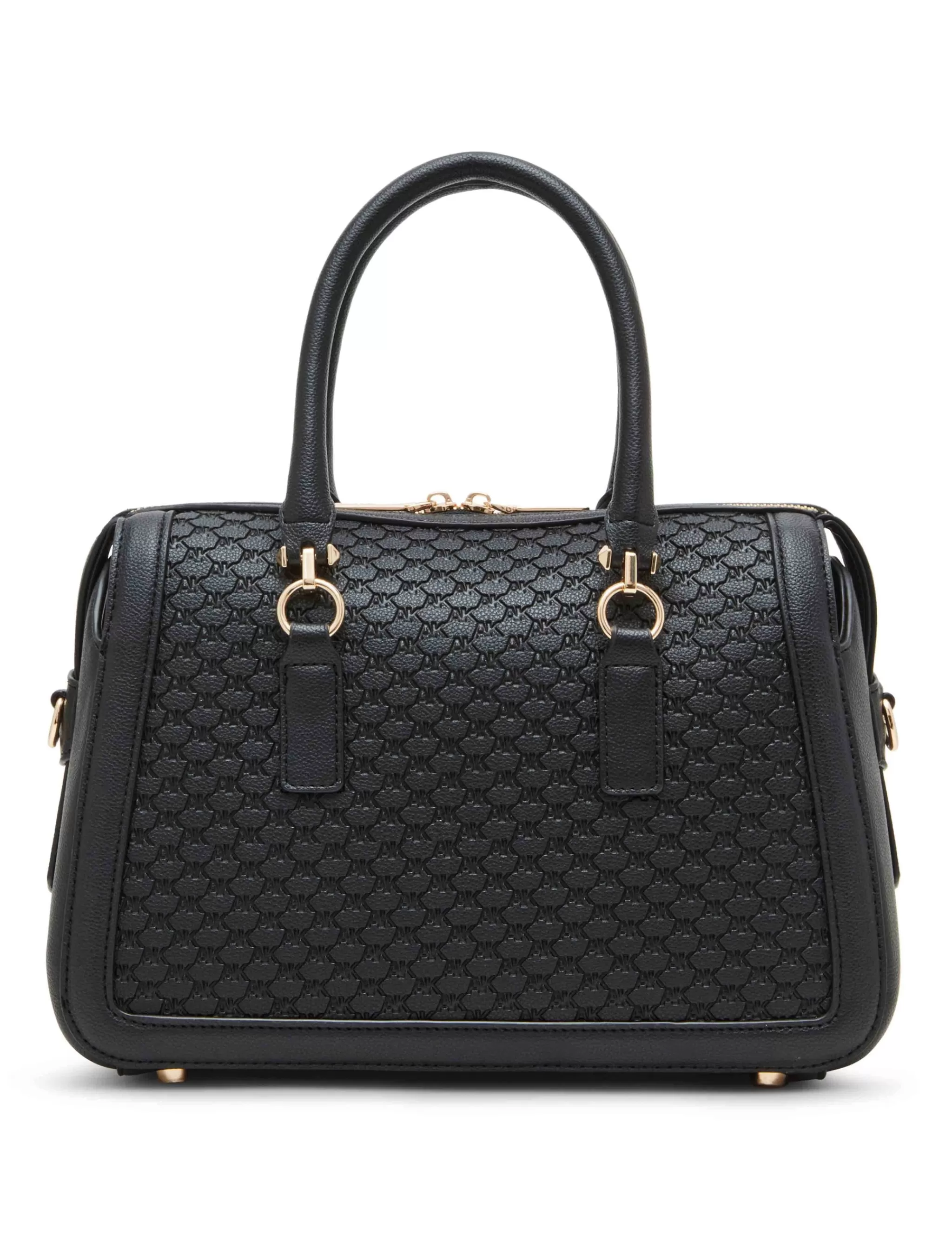 Cheap Anne Klein Embossed Ak Logo Top Zip Satchel