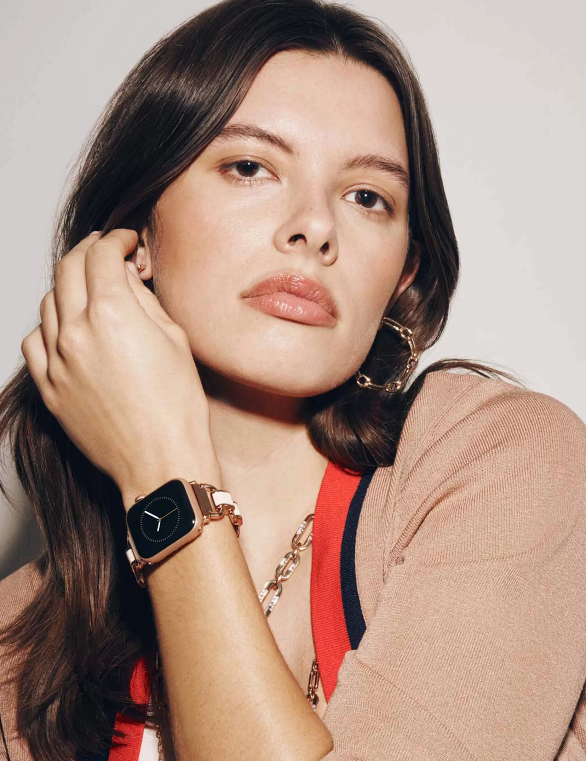 Hot Anne Klein Enamel Link Bracelet Band For Apple Watch®