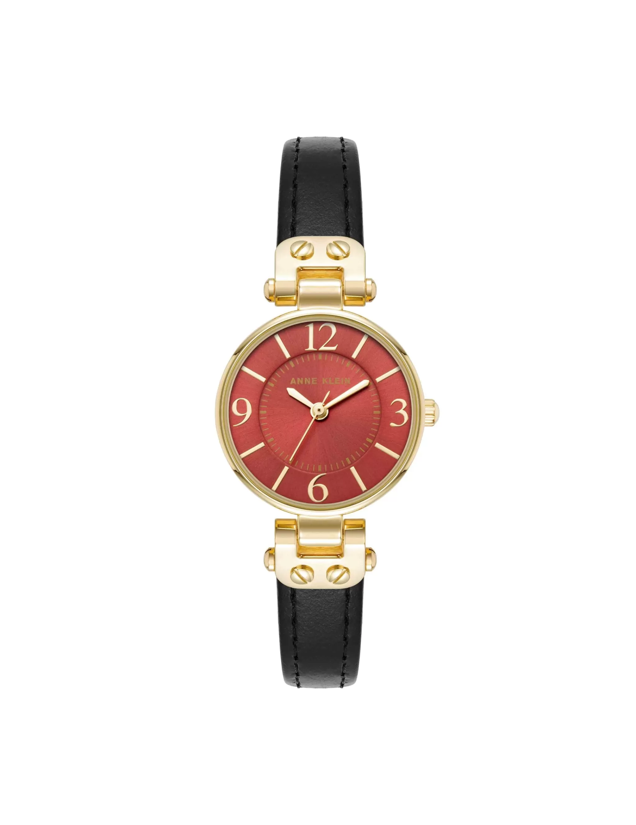 Best Sale Anne Klein Essential Leather Strap Watch