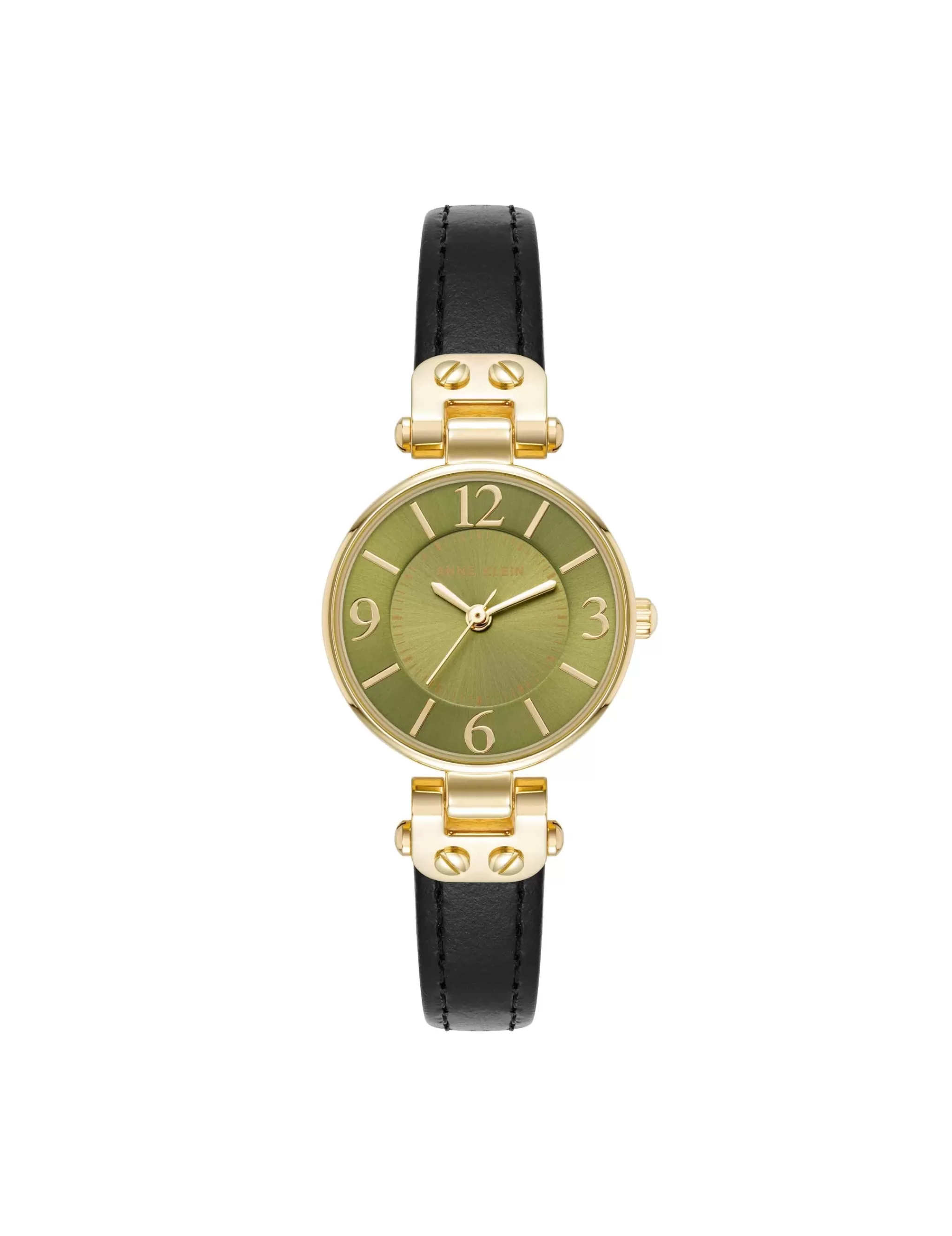 Best Sale Anne Klein Essential Leather Strap Watch