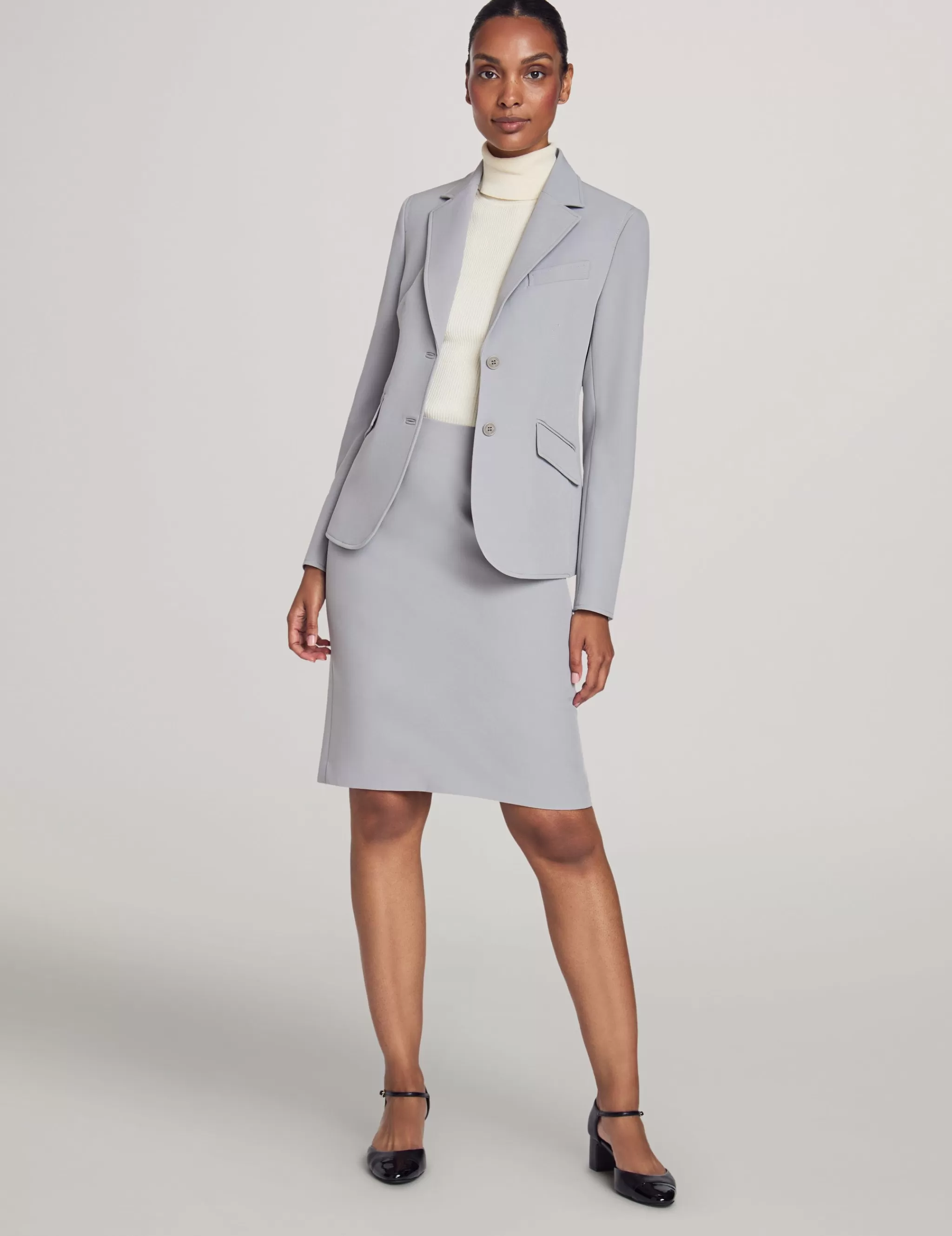 Best Anne Klein Executive Collection 3-Pc. Pants And Skirt Suit Set Atlantic Grey