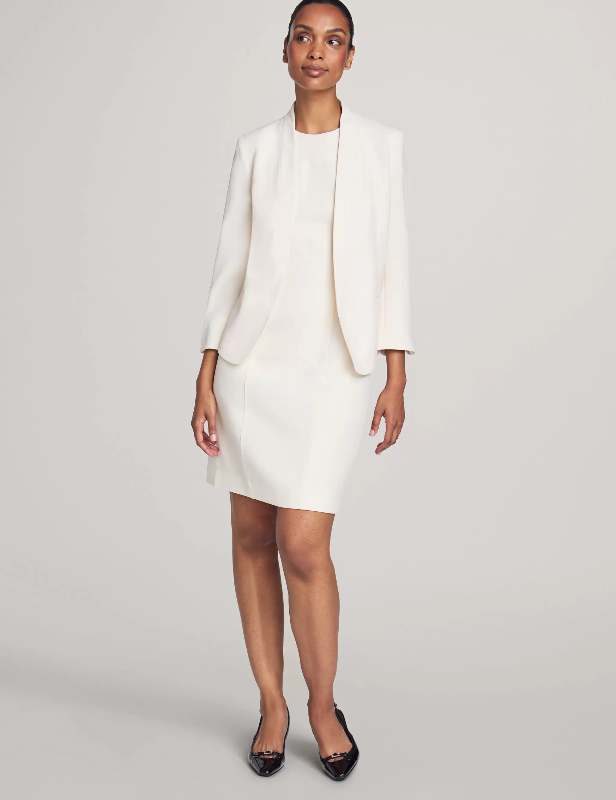 Clearance Anne Klein Executive Collection Jacket With Dress Set Anne White