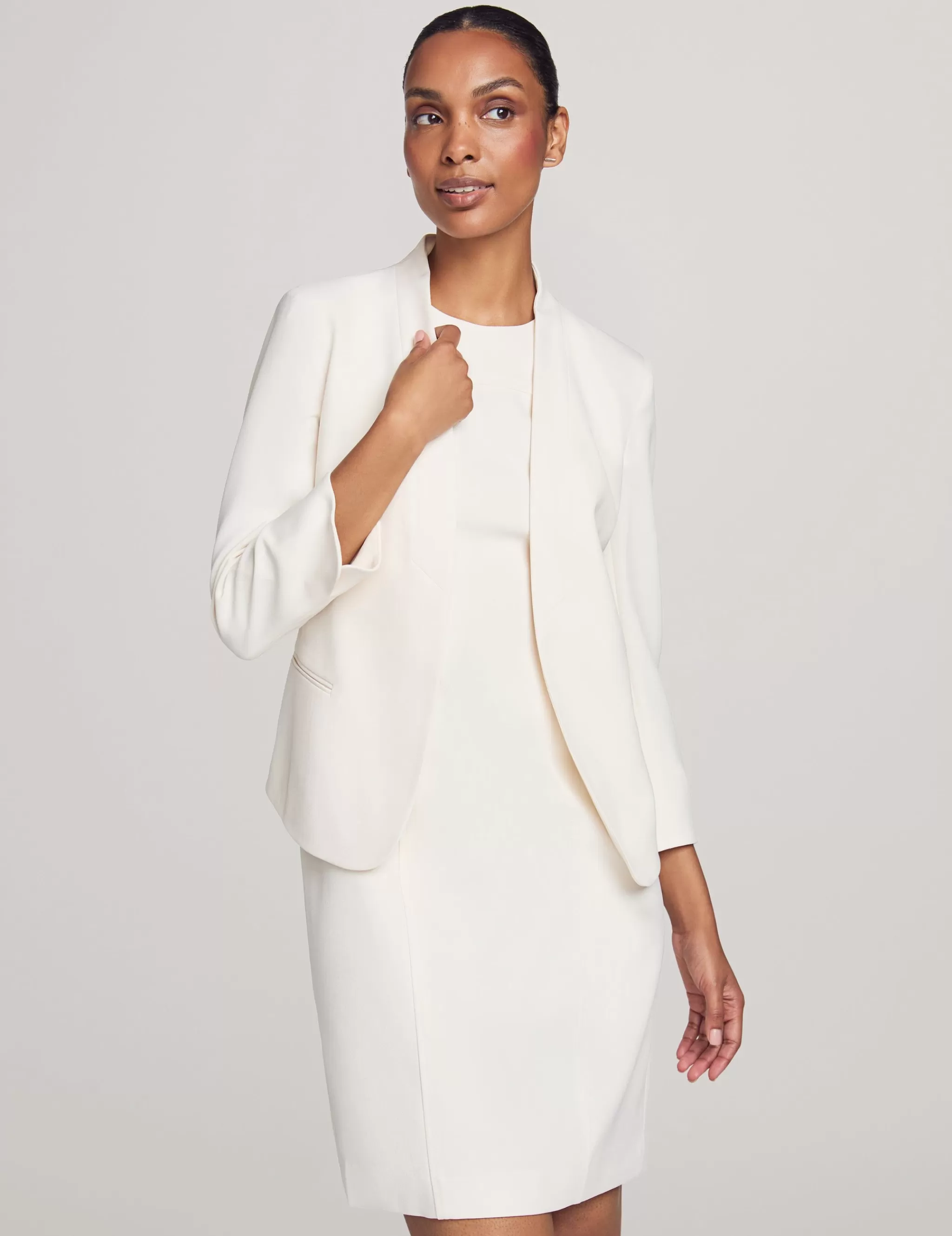 Clearance Anne Klein Executive Collection Jacket With Dress Set Anne White