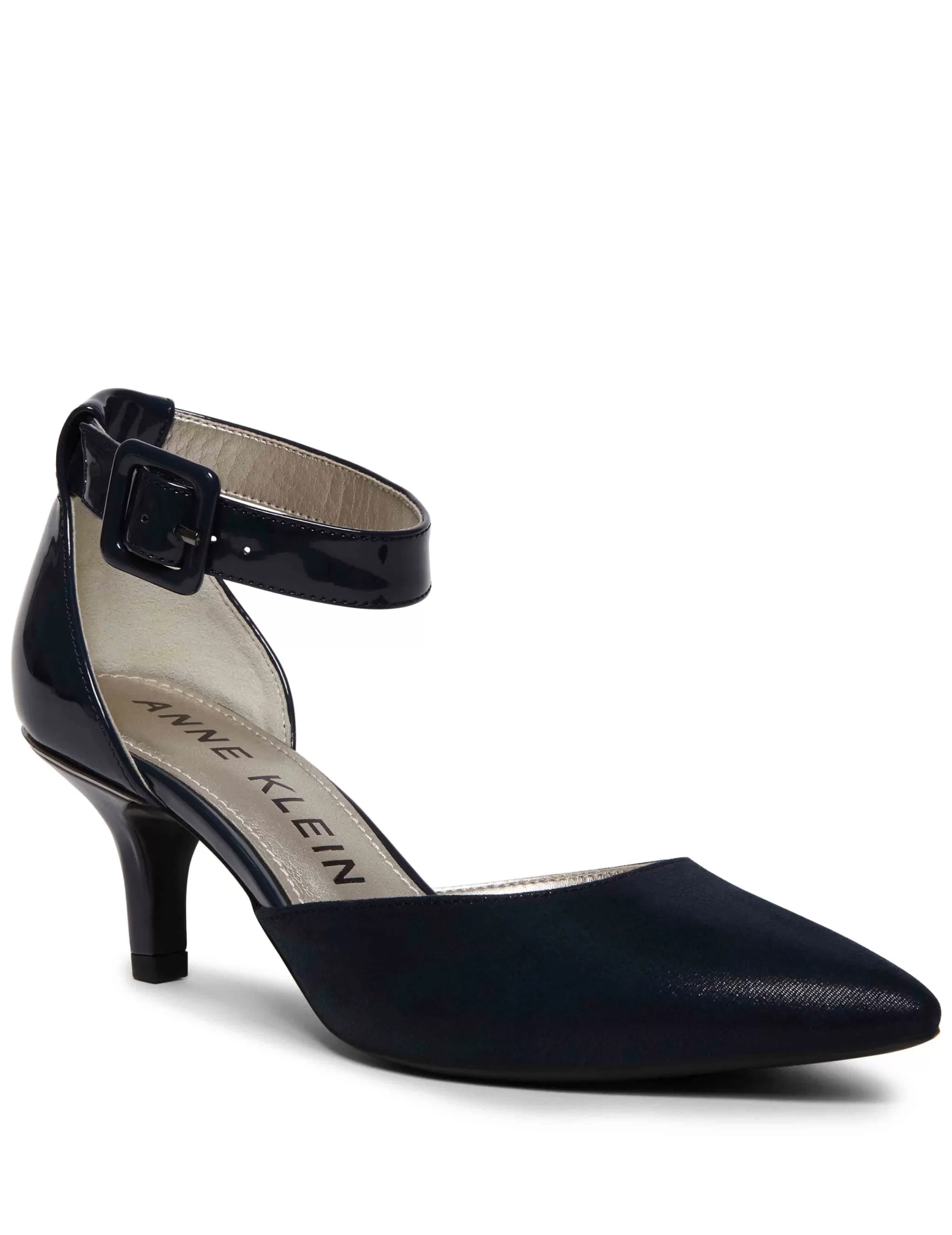 Shop Anne Klein Fabulist Pump Navy Smooth