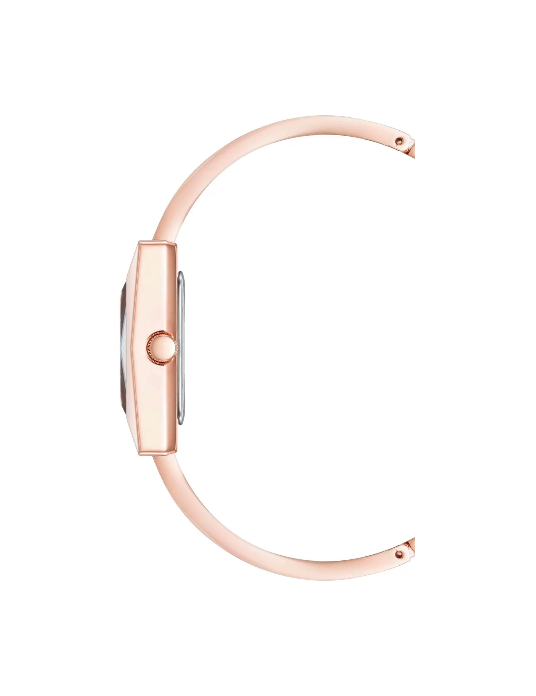 Flash Sale Anne Klein Faceted Case Bangle Watch Rose Gold-Tone/Blush
