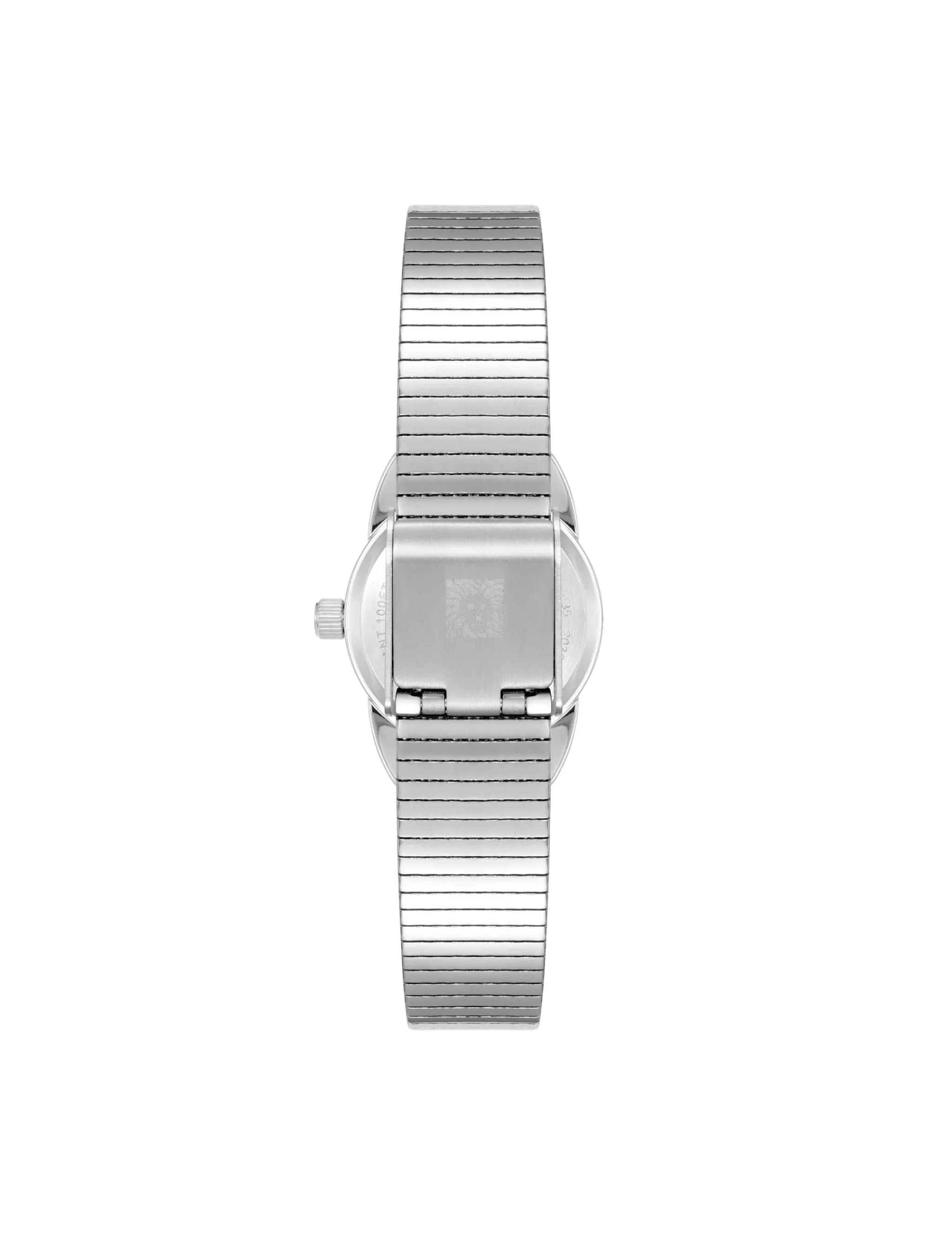 Cheap Anne Klein Faceted Crystal Lens Watch Silver-Tone