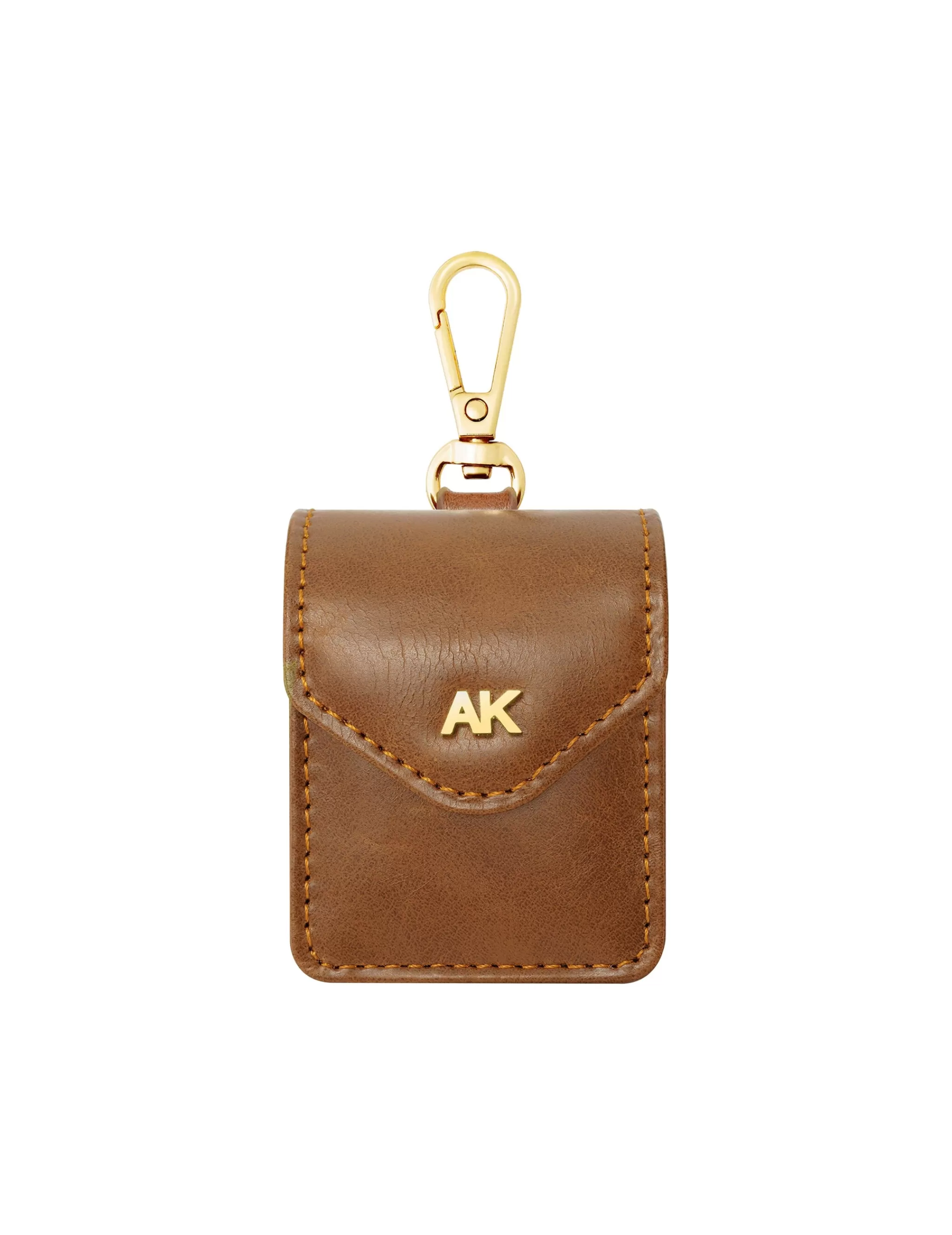 Best Sale Anne Klein Faux Leather Airpods® Case With Spring Clip- UNPUBLISH
