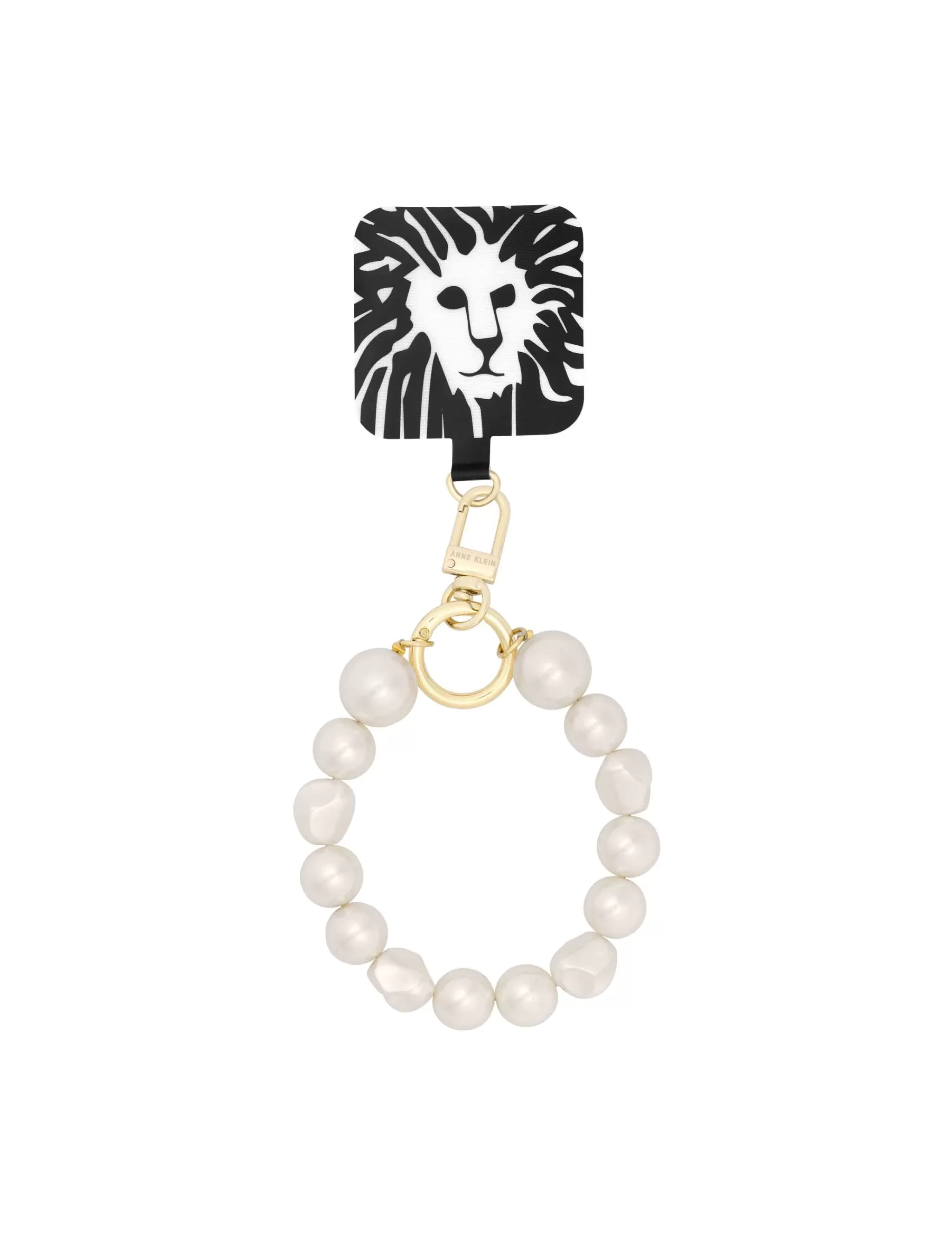 Cheap Anne Klein Faux Pearl Wrist Strap For IPhone® White/Gold-Tone