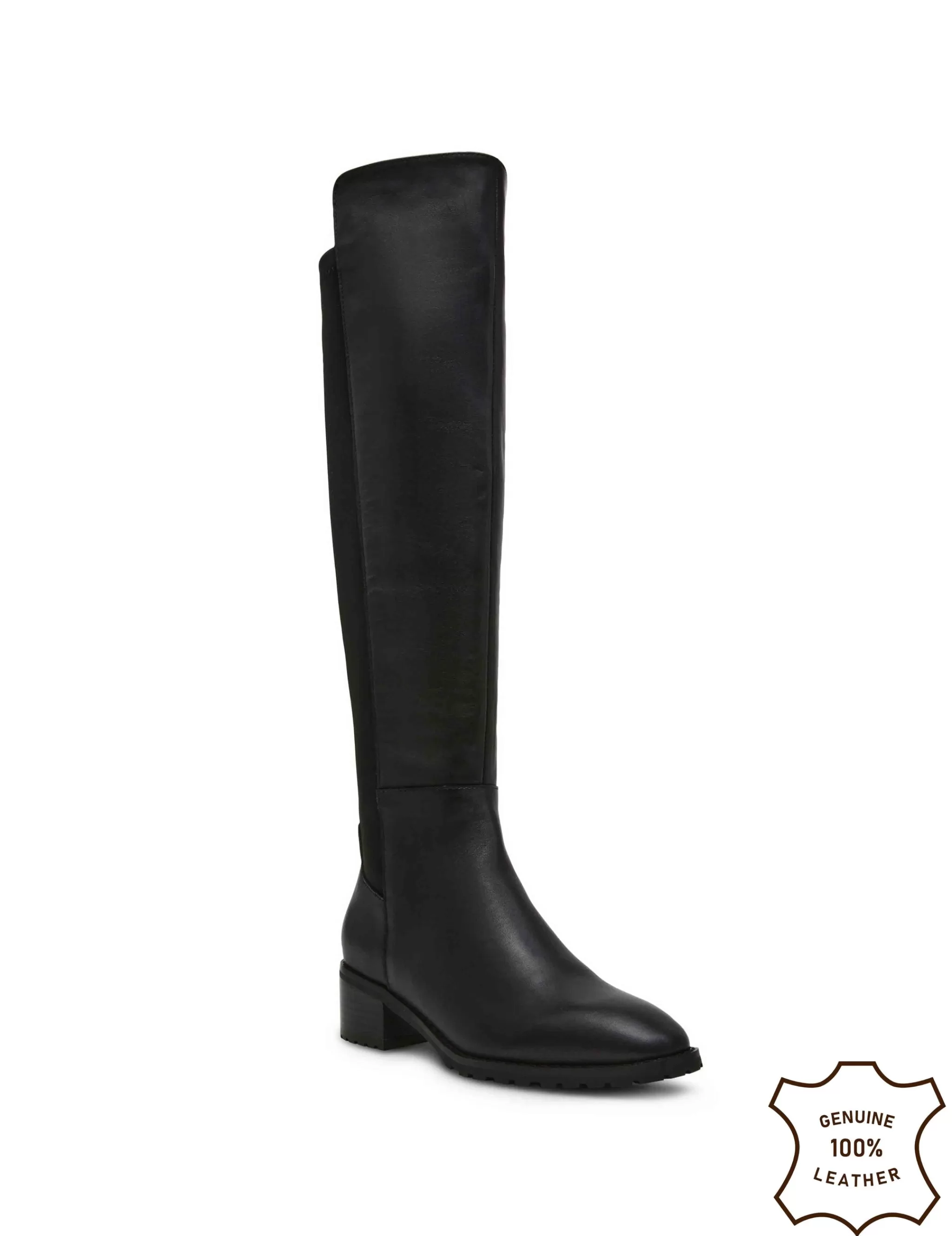Flash Sale Anne Klein Genuine Leather Sable Boot BLACK LEATHER
