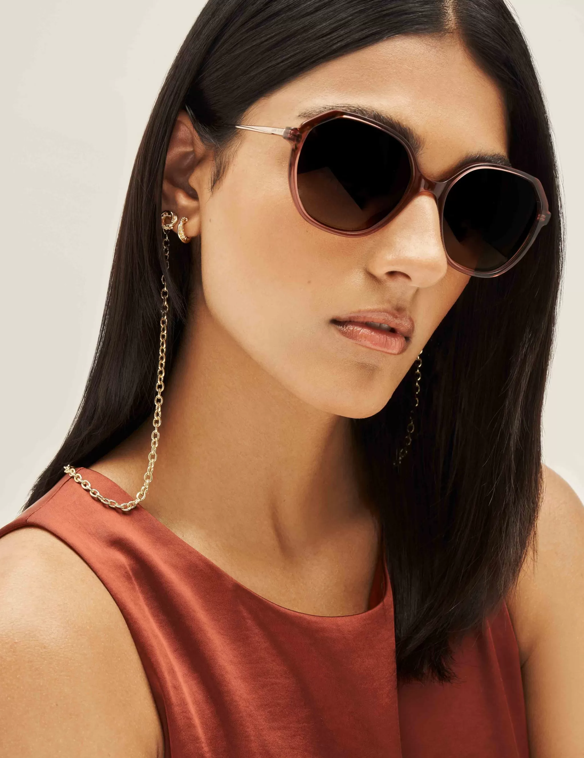 Online Anne Klein Geometric Sunglasses