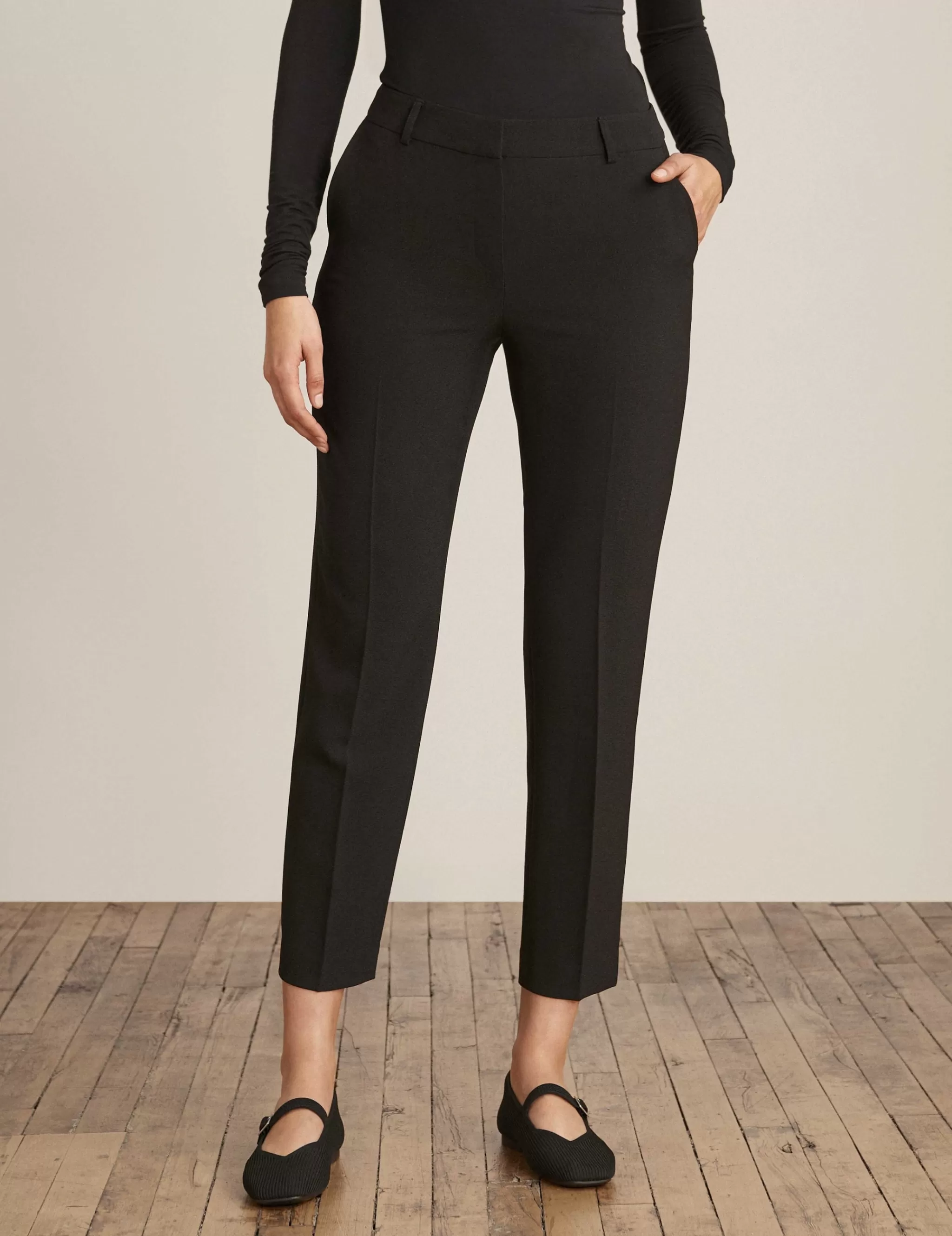 Best Sale Anne Klein Grace Straight Ankle Pant Anne Black