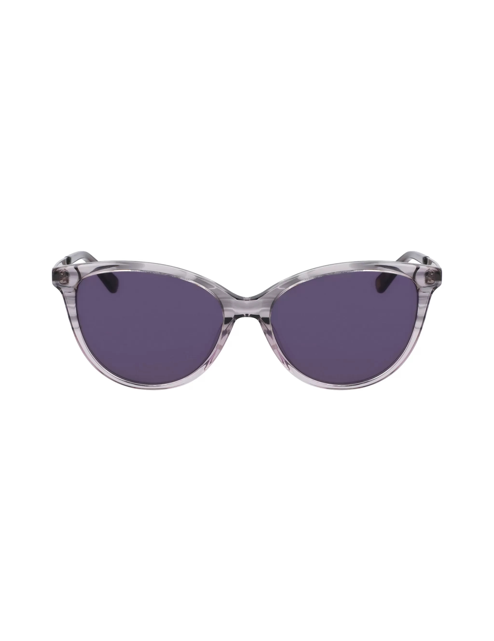 Fashion Anne Klein Gradient Uplifting Rectangle Sunglasses Grey Gradient