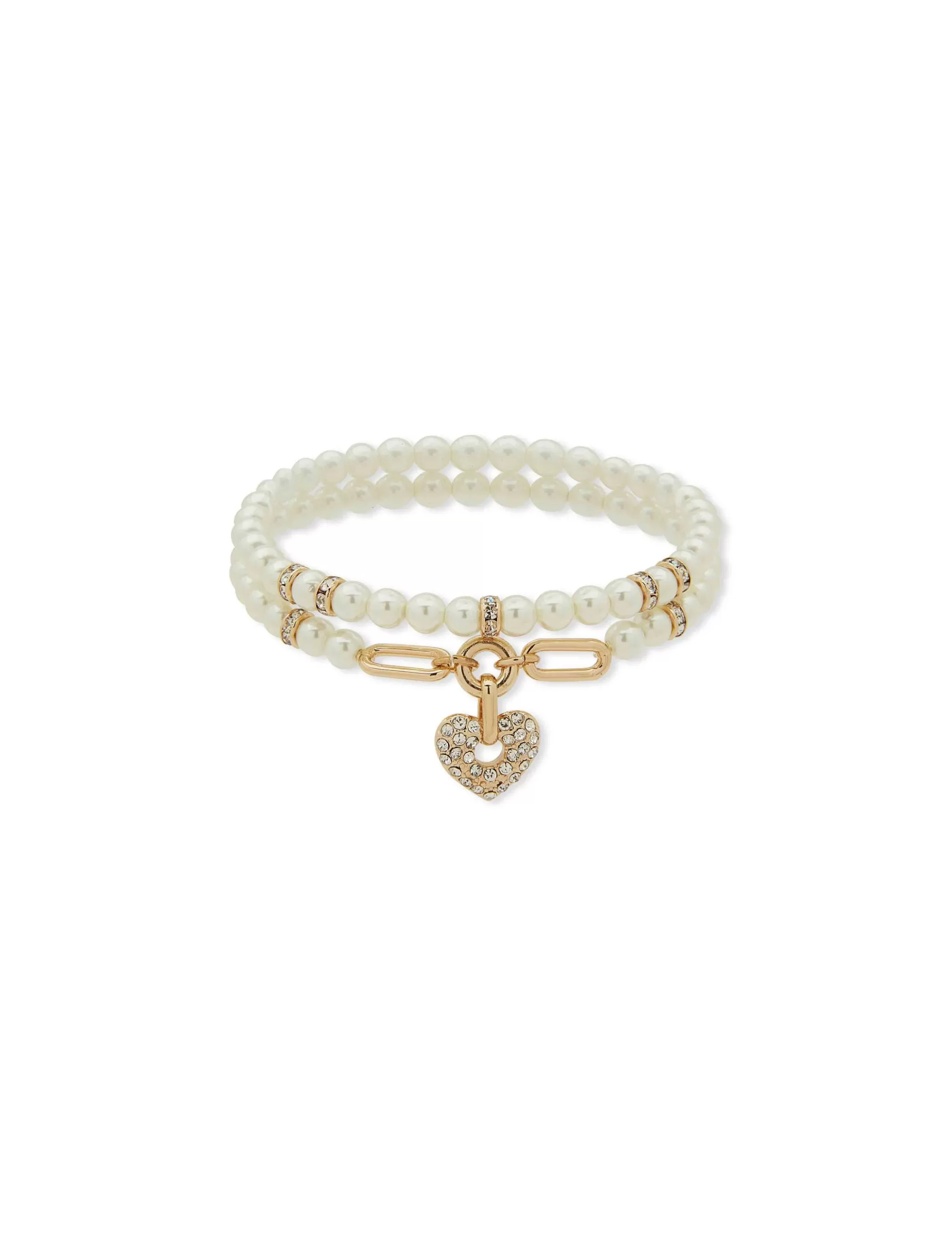 Online Anne Klein Heart Motif Bracelet