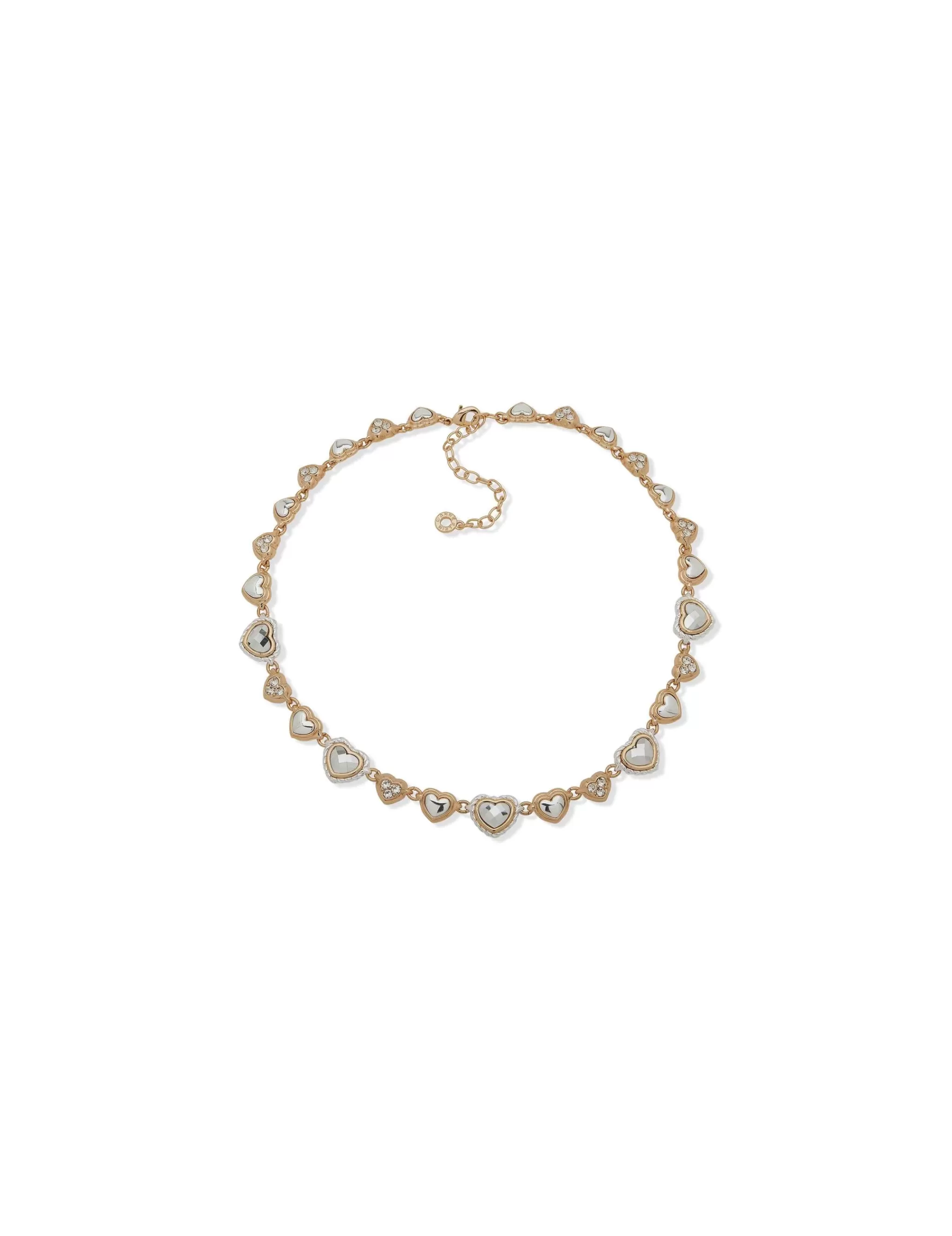 Online Anne Klein Heart Motif Collar Necklace