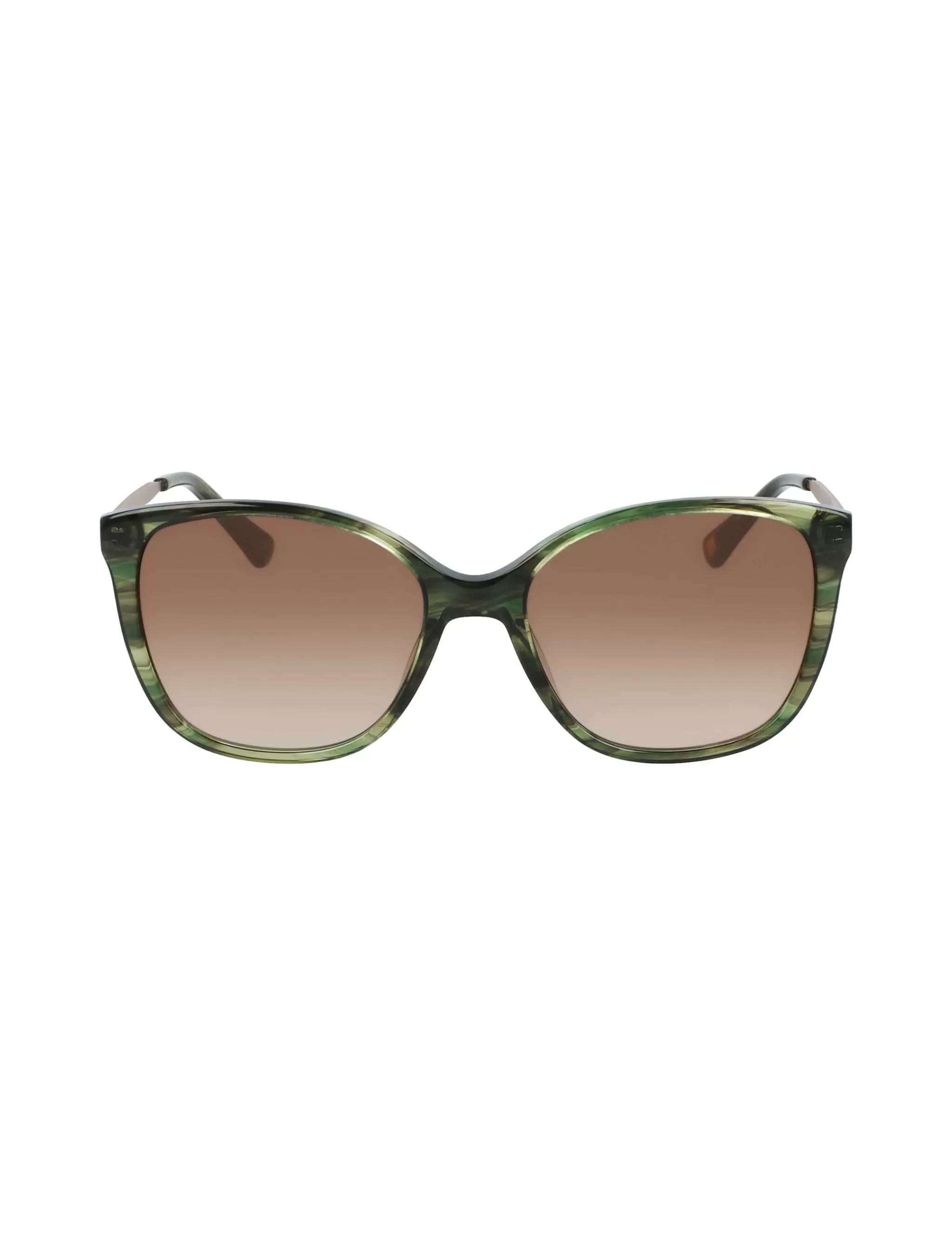 Best Sale Anne Klein Horn Classic Square Sunglasses